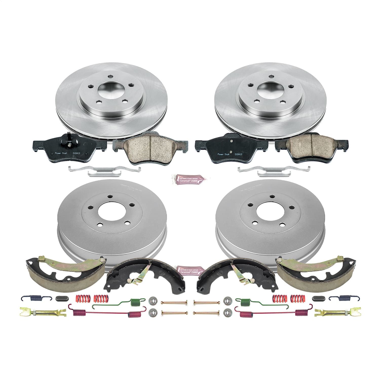 Power Stop - KOE15258DK - Complete Vehicle Disc/Drum Brake Kit image 1