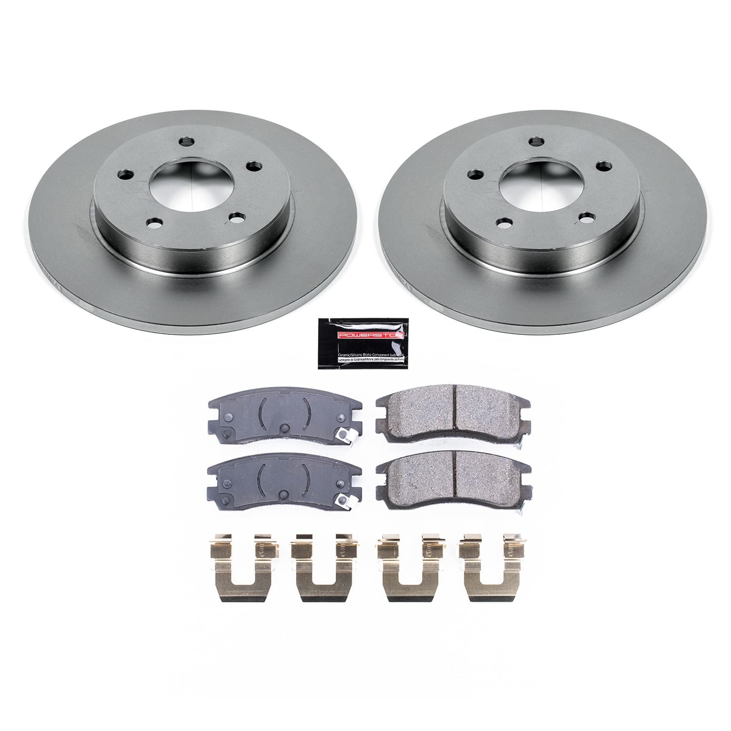 Power Stop - KOE1526 - Rear - Disc Brake Pad and Rotor Kit image 1
