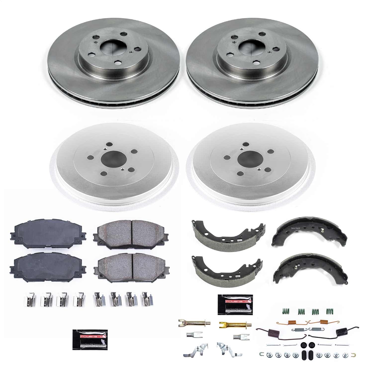 Power Stop - KOE15260DK - Complete Vehicle Disc/Drum Brake Kit image 1