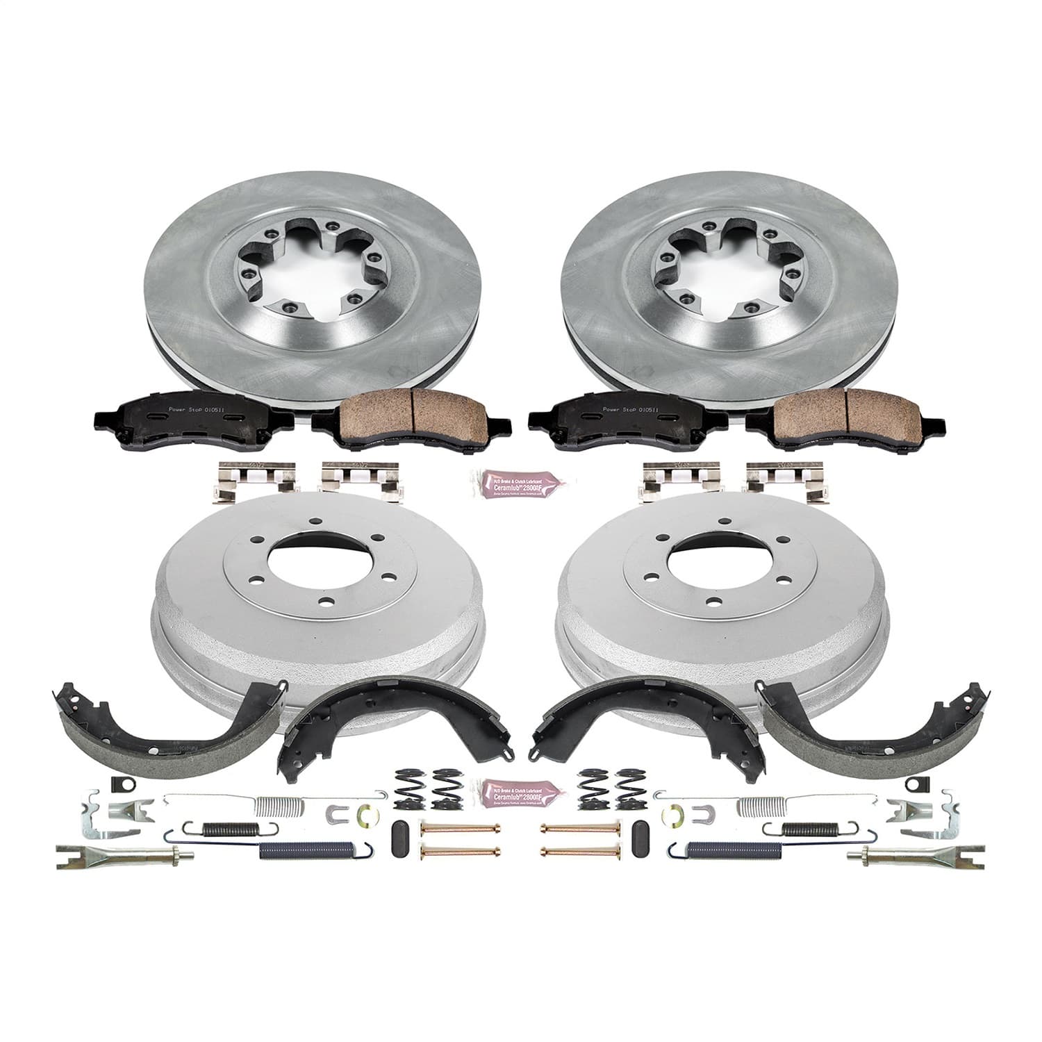 Power Stop - KOE15262DK - Complete Vehicle Disc/Drum Brake Kit image 1