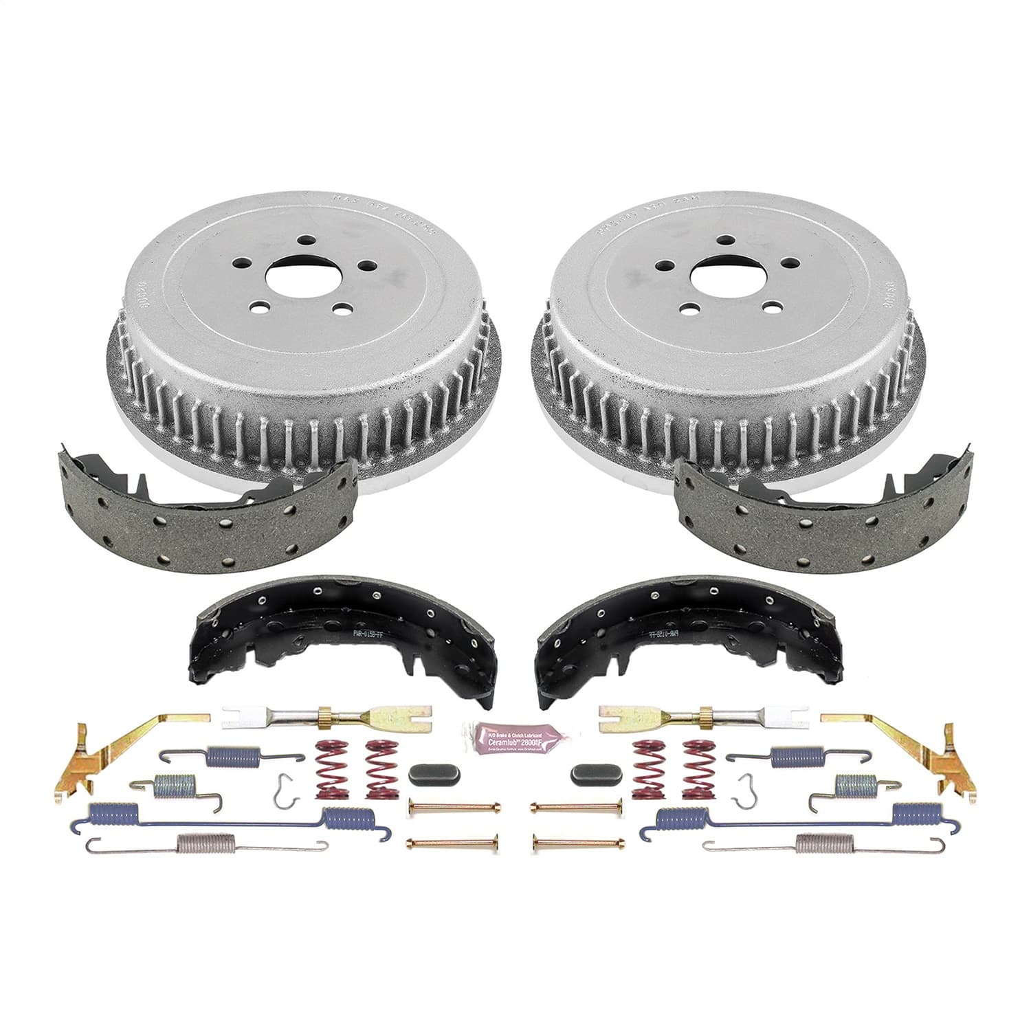 Power Stop - KOE15266DK - Rear - Drum Brake Shoe and Drum Kit image 1