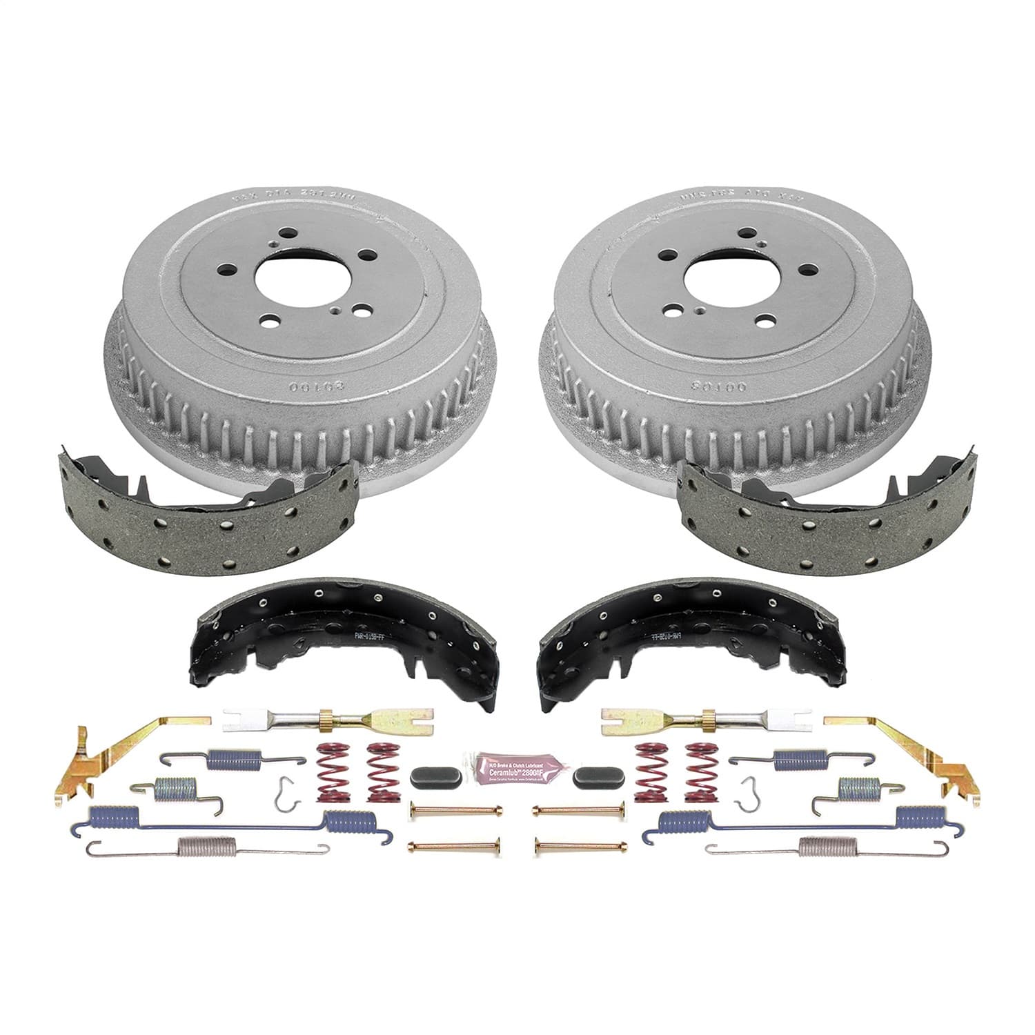 Power Stop - KOE15267DK - Rear - Drum Brake Shoe and Drum Kit image 1