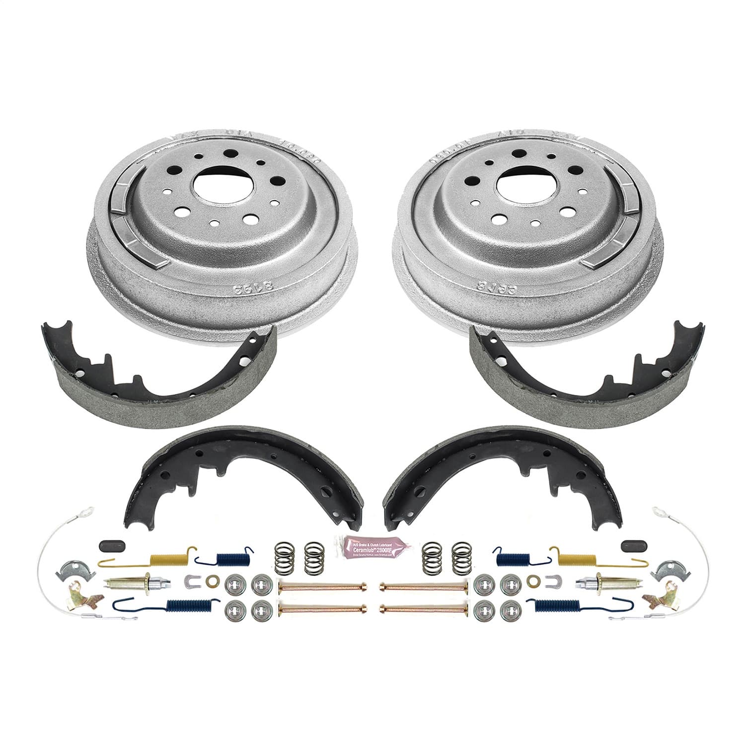 Power Stop - KOE15268DK - Rear - Drum Brake Shoe and Drum Kit image 1
