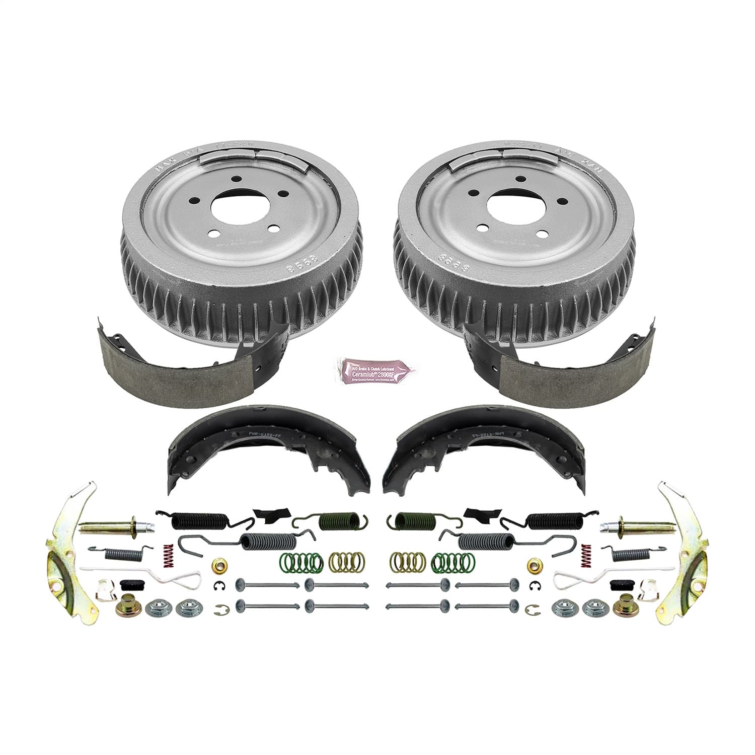 Power Stop - KOE15286DK - Rear - Drum Brake Shoe and Drum Kit image 1