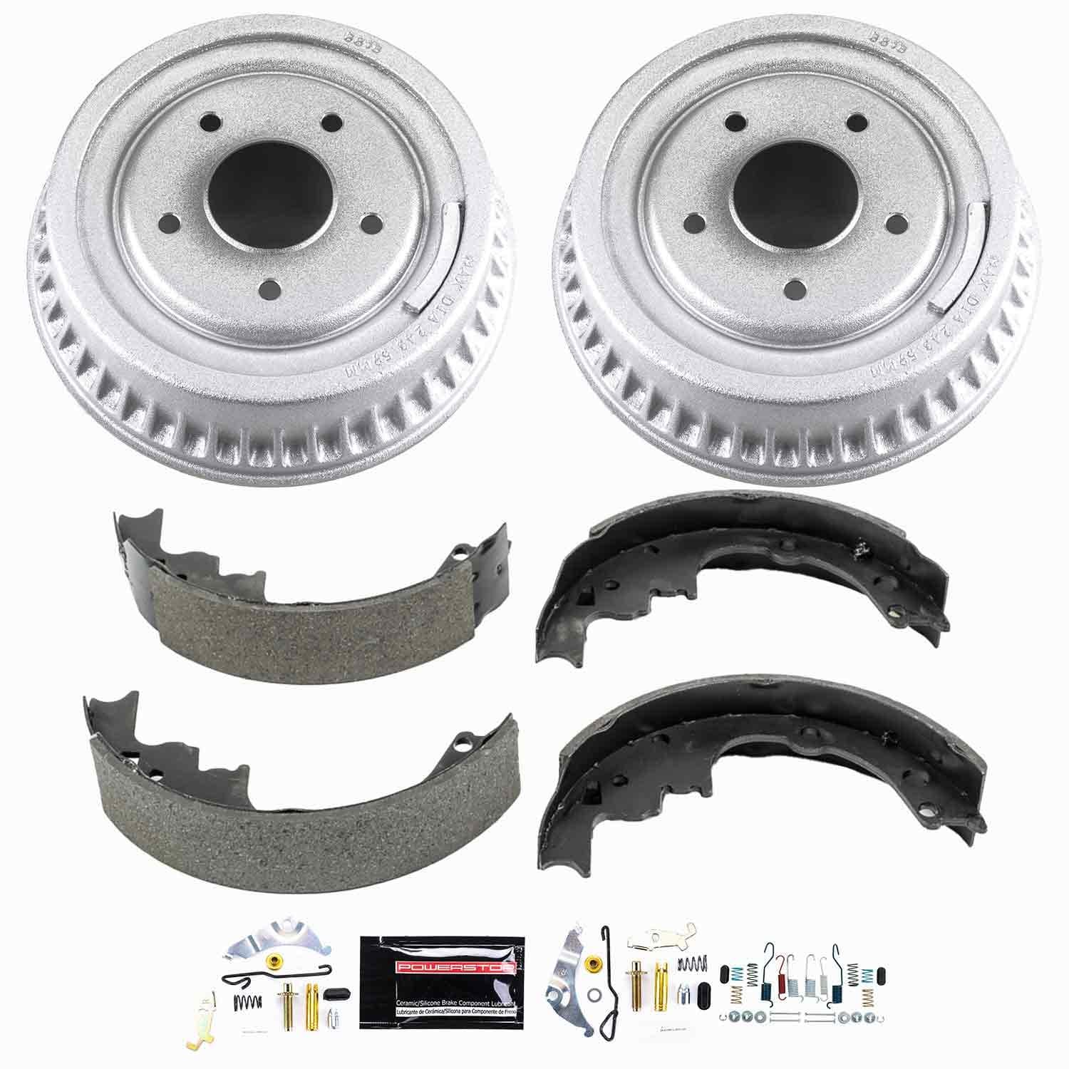 Power Stop - KOE15289DK - Rear - Drum Brake Shoe and Drum Kit image 1