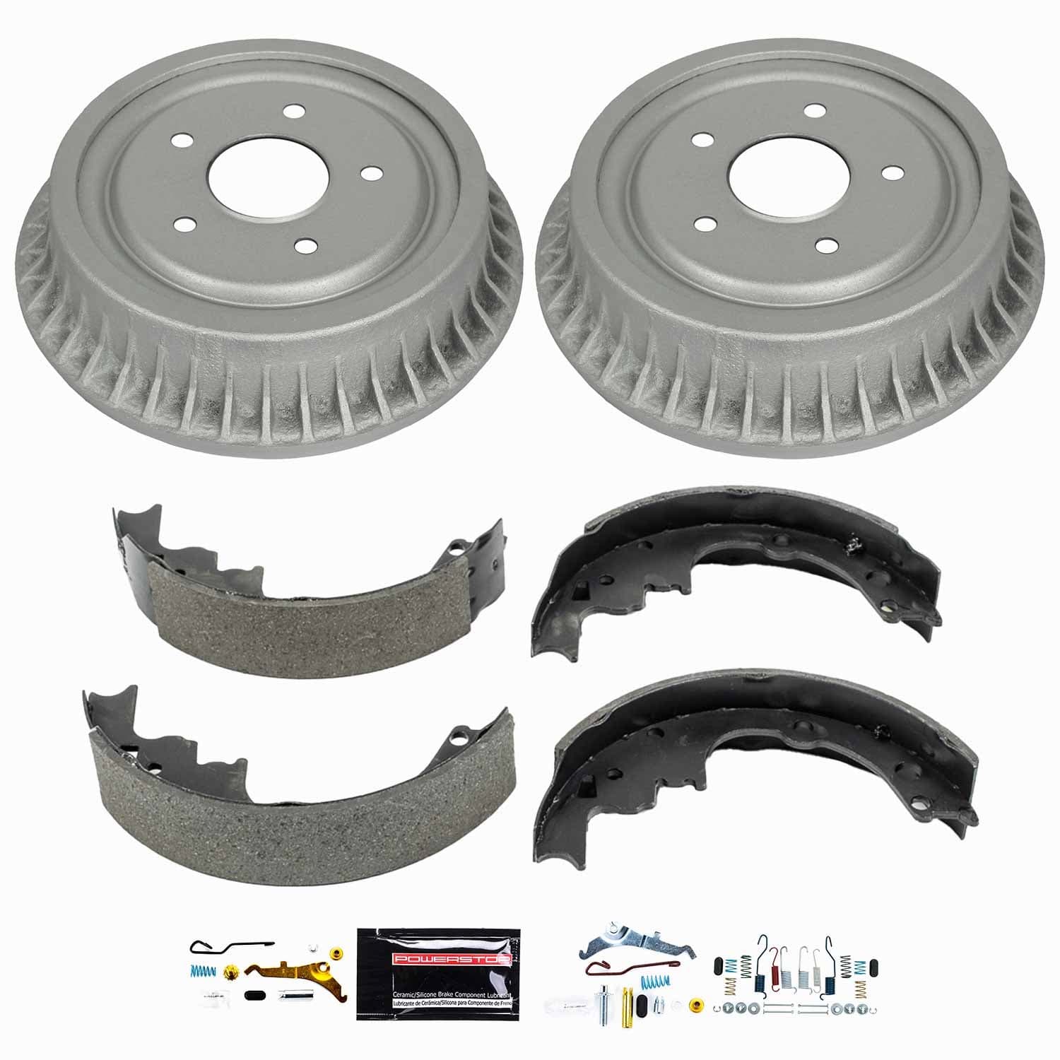 Power Stop - KOE15293DK - Rear - Drum Brake Shoe and Drum Kit image 1