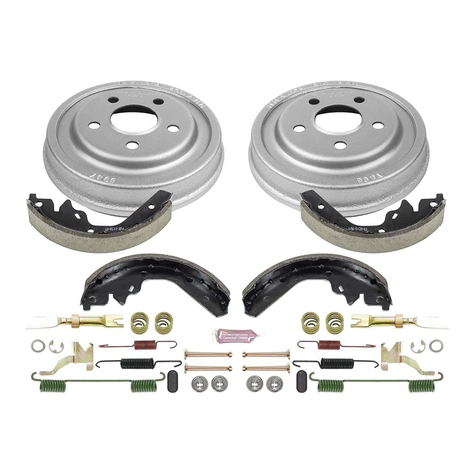 Power Stop - KOE15294DK - Rear - Drum Brake Shoe and Drum Kit image 1