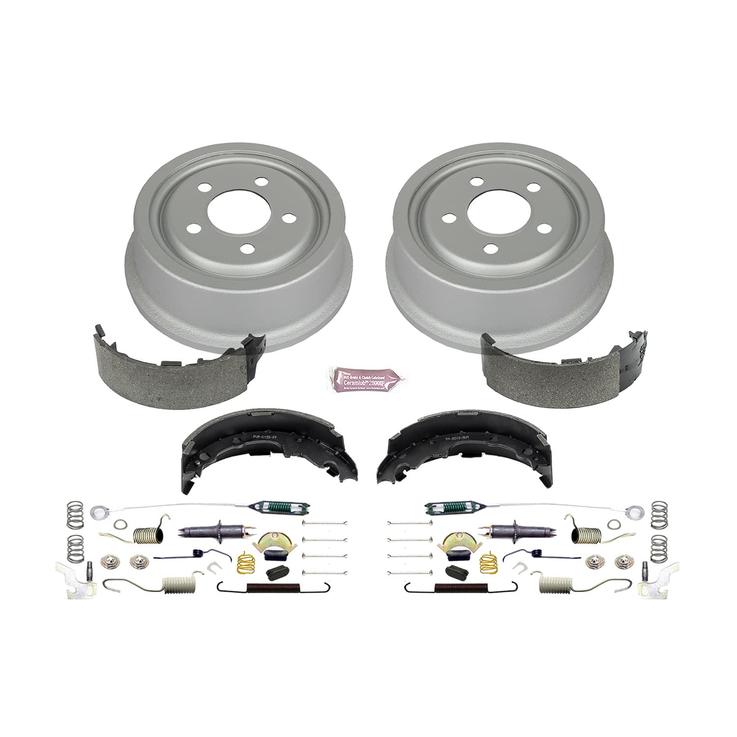 Power Stop - KOE15300DK - Rear - Drum Brake Shoe and Drum Kit image 1