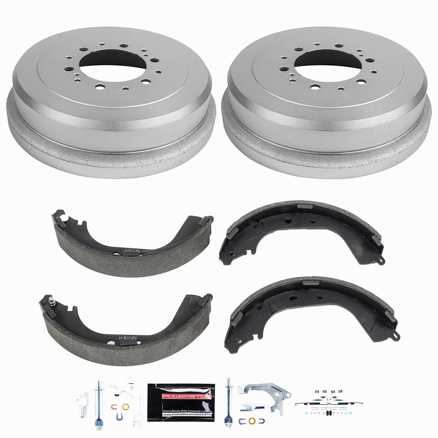 Power Stop - KOE15314DK - Rear - Drum Brake Shoe and Drum Kit image 1