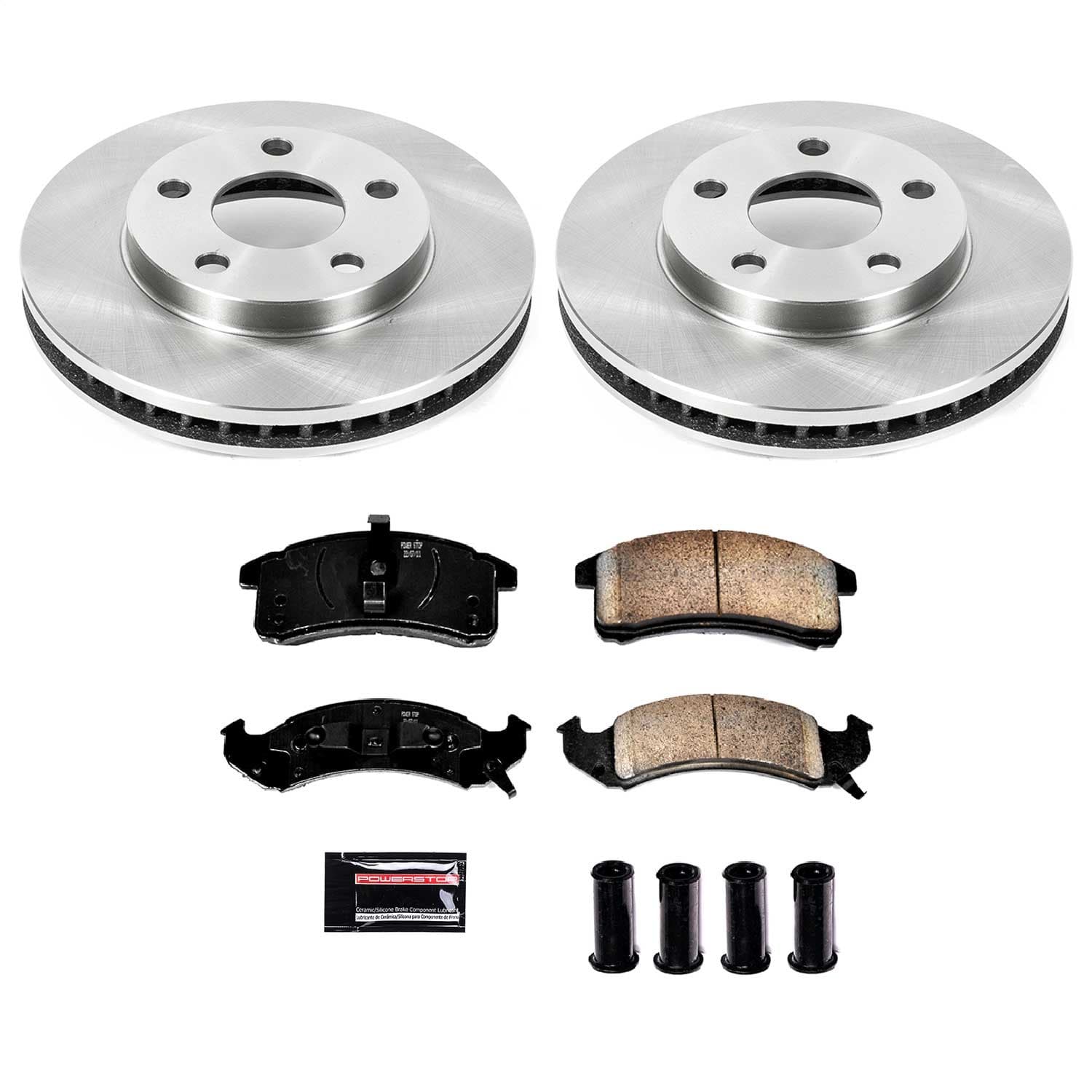 Power Stop - KOE1532 - Front - Disc Brake Pad and Rotor Kit image 1
