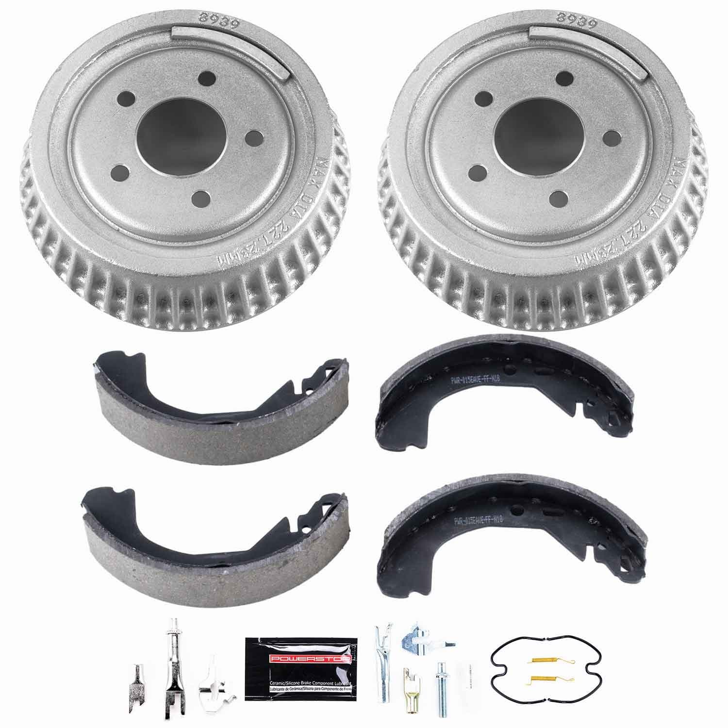 Power Stop - KOE15321DK - Rear - Drum Brake Shoe and Drum Kit image 1