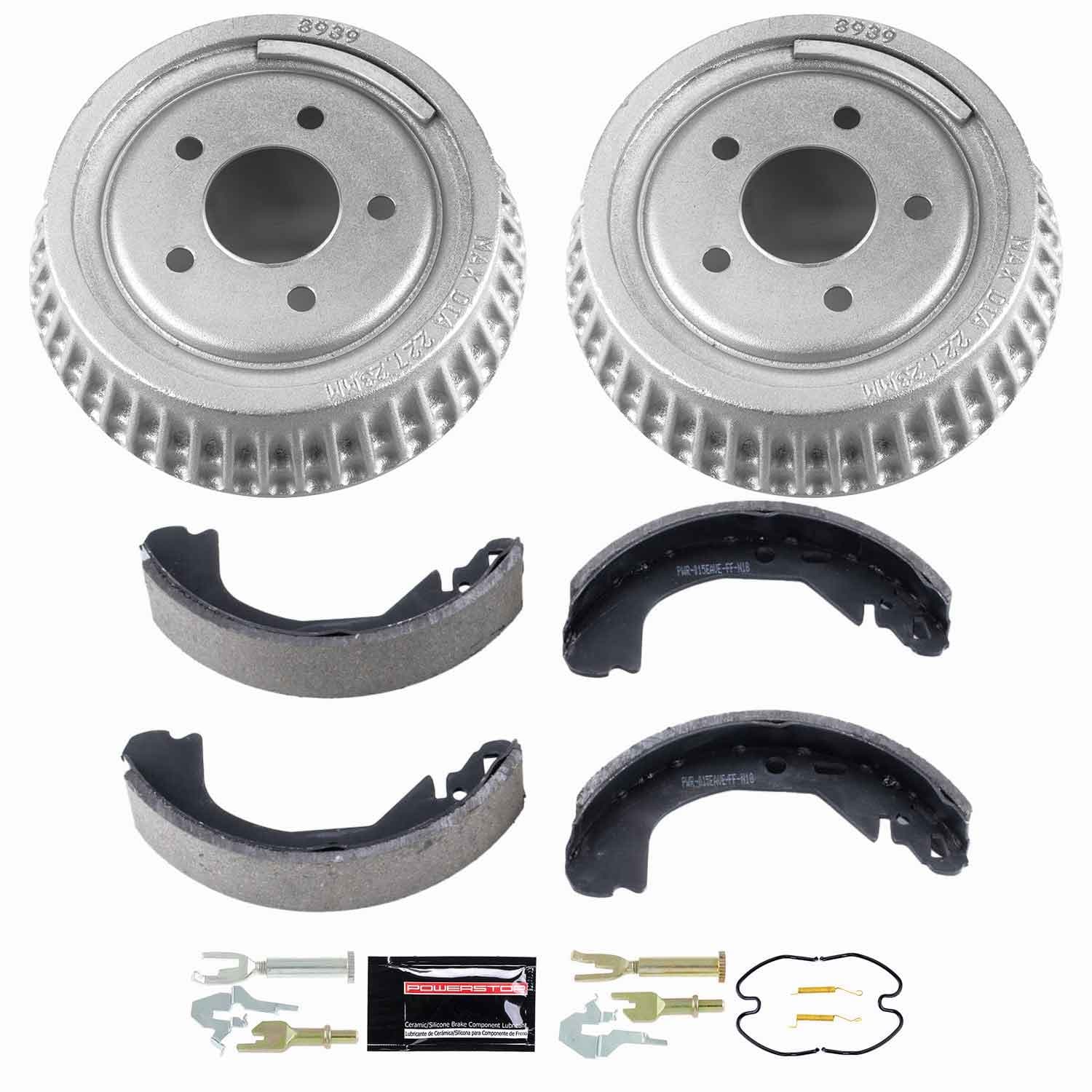 Power Stop - KOE15322DK - Rear - Drum Brake Shoe and Drum Kit image 1