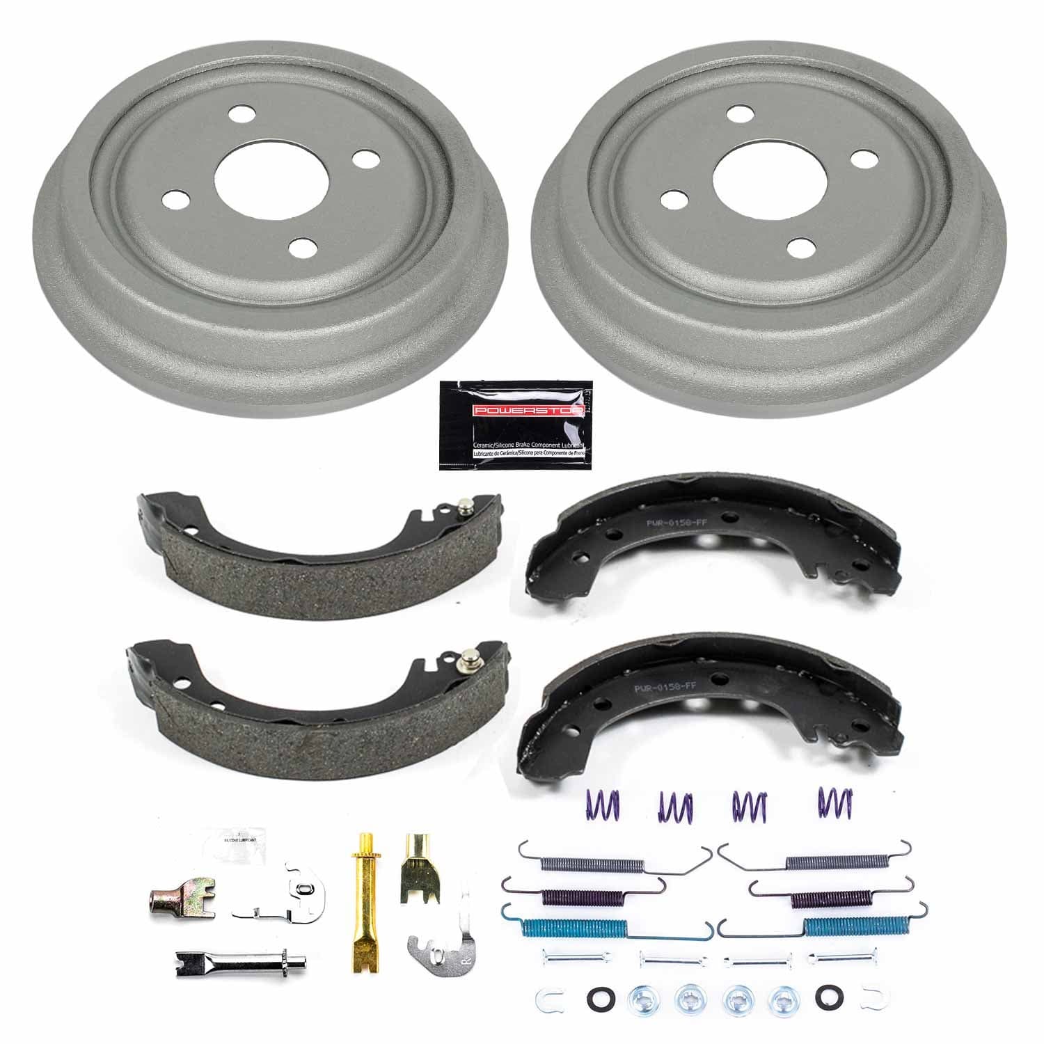 Power Stop - KOE15323DK - Rear - Drum Brake Shoe and Drum Kit image 1