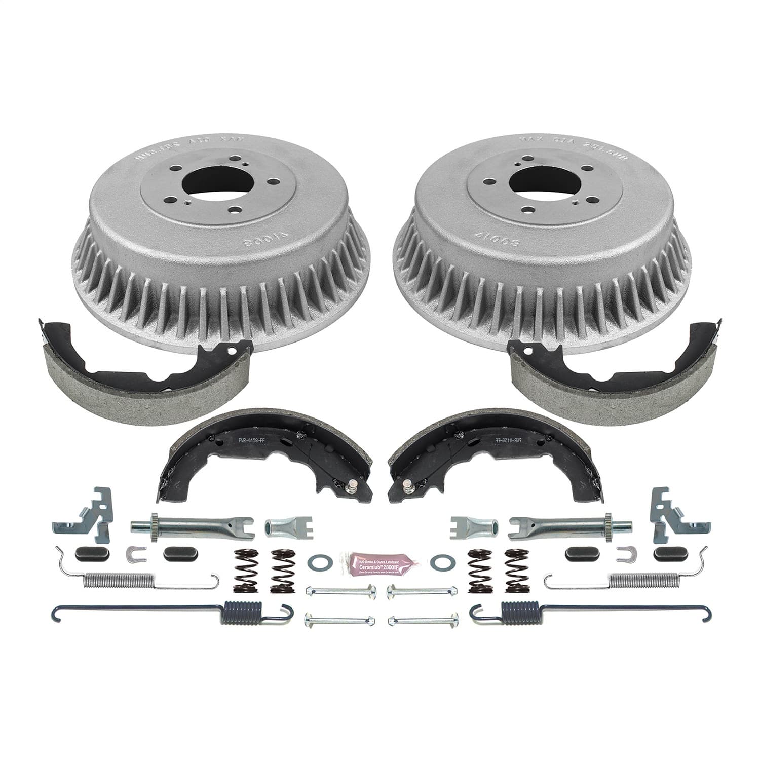 Power Stop - KOE15326DK - Rear - Drum Brake Shoe and Drum Kit image 1