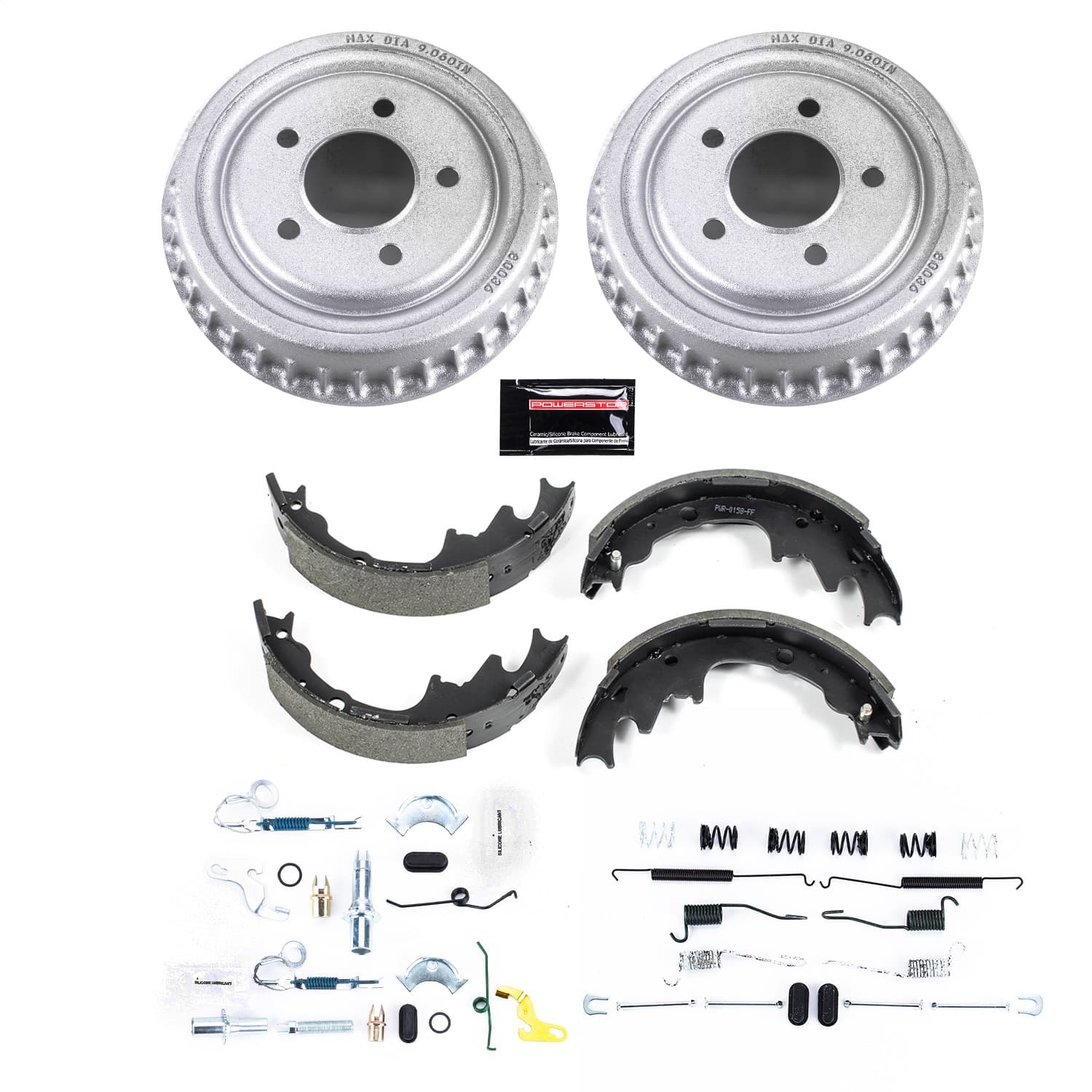 Power Stop - KOE15335DK - Rear - Drum Brake Shoe and Drum Kit image 1