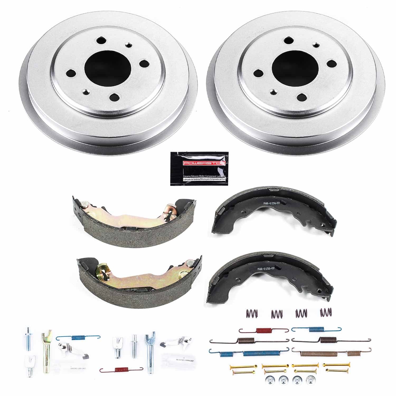 Power Stop - KOE15336DK - Rear - Drum Brake Shoe and Drum Kit image 1