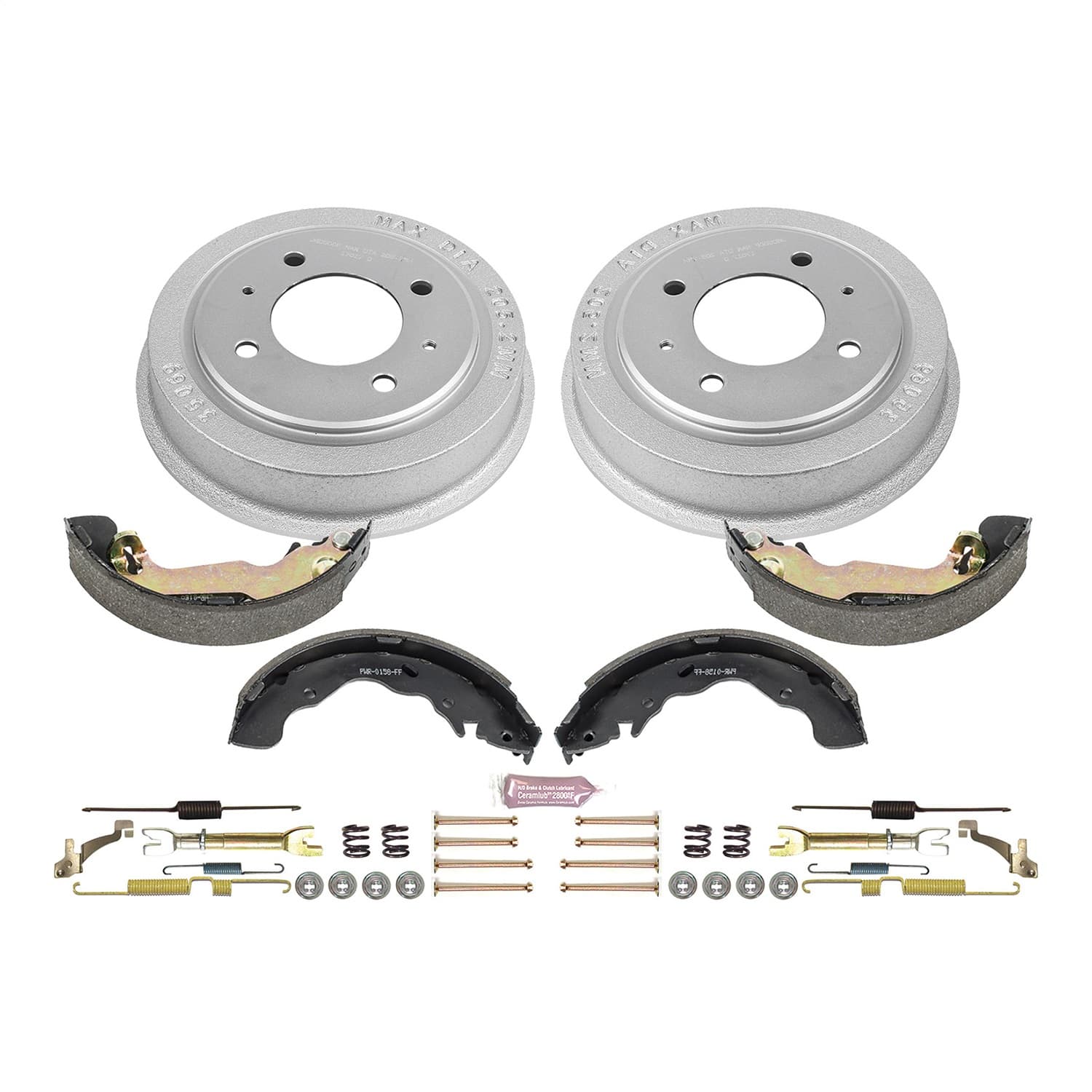 Power Stop - KOE15337DK - Rear - Drum Brake Shoe and Drum Kit image 1
