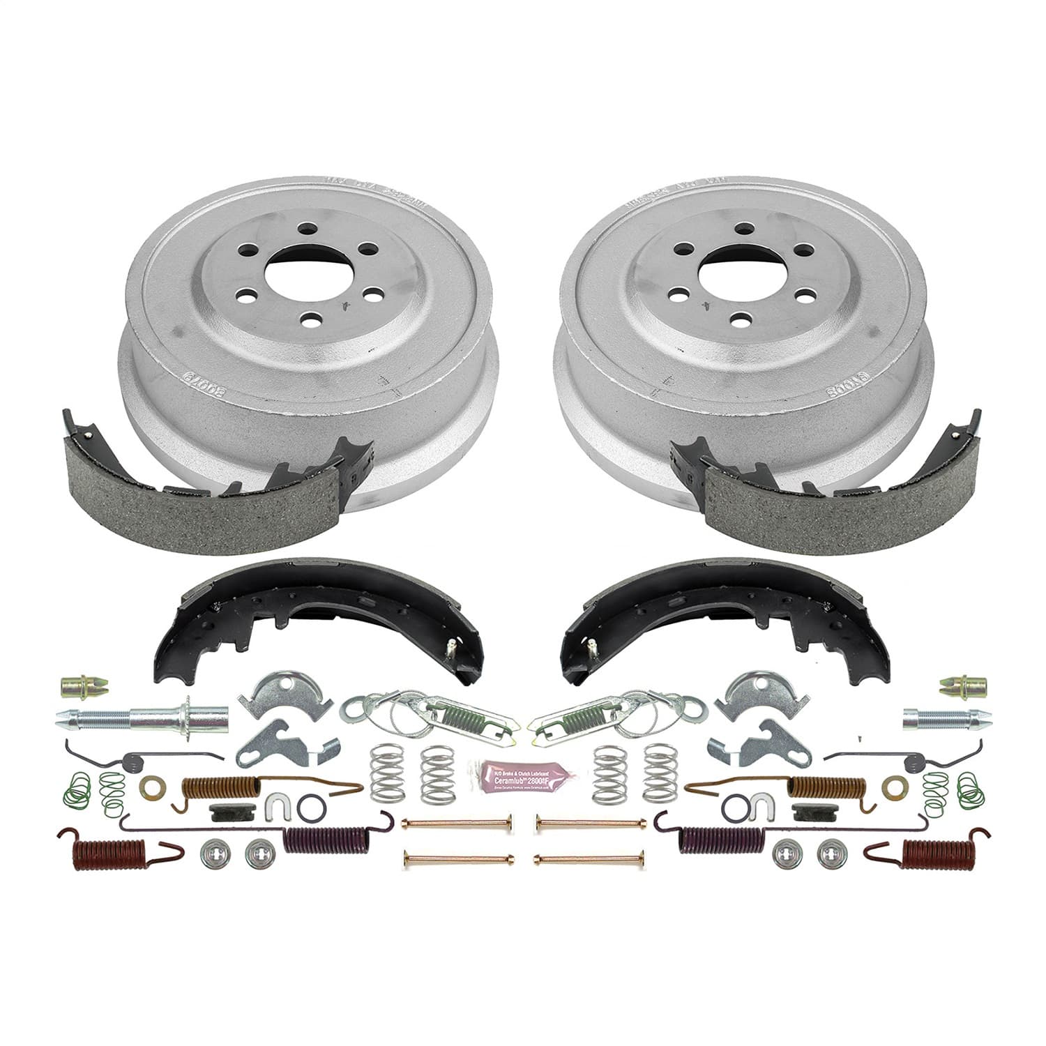 Power Stop - KOE15343DK - Rear - Drum Brake Shoe and Drum Kit image 1