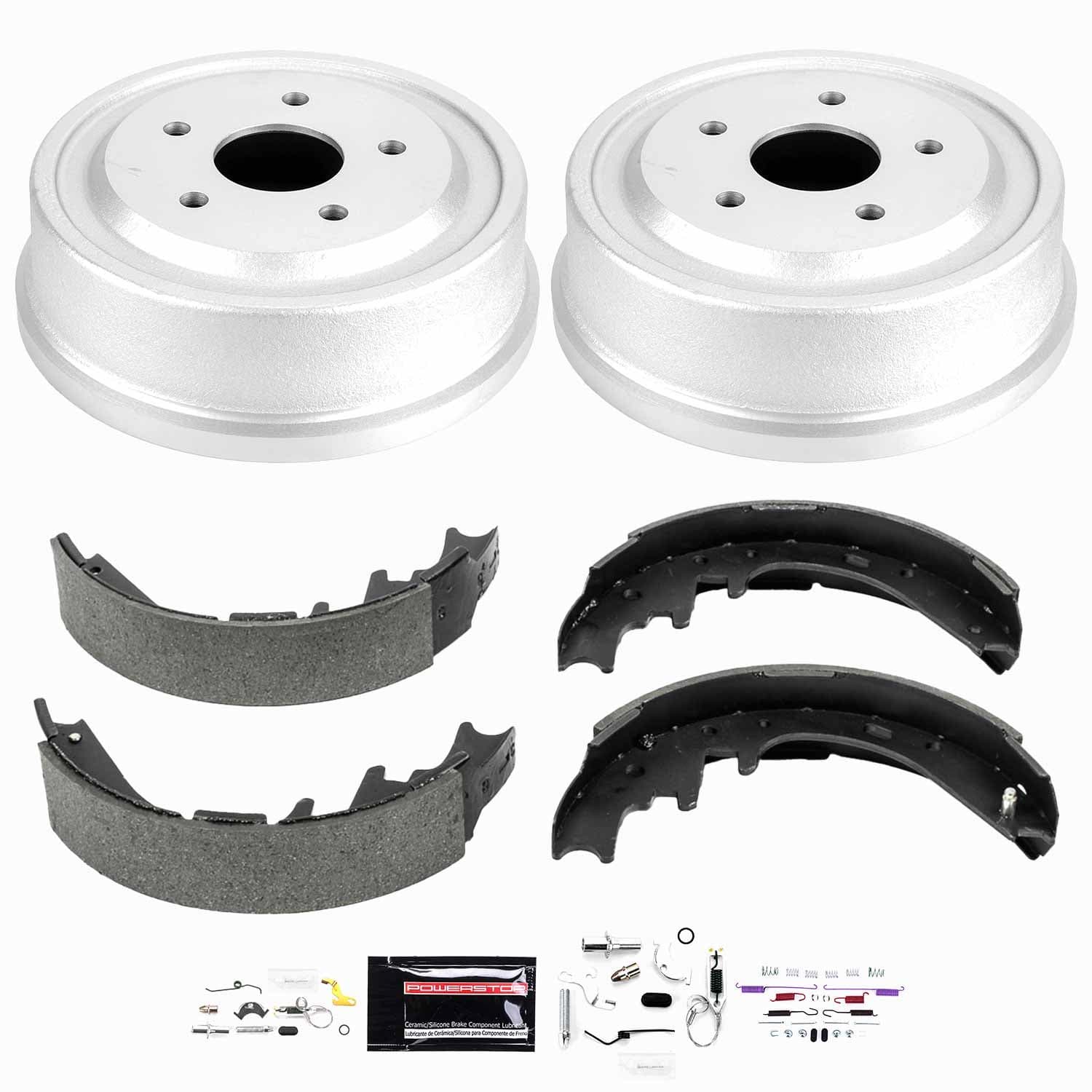 Power Stop - KOE15344DK - Rear - Drum Brake Shoe and Drum Kit image 1