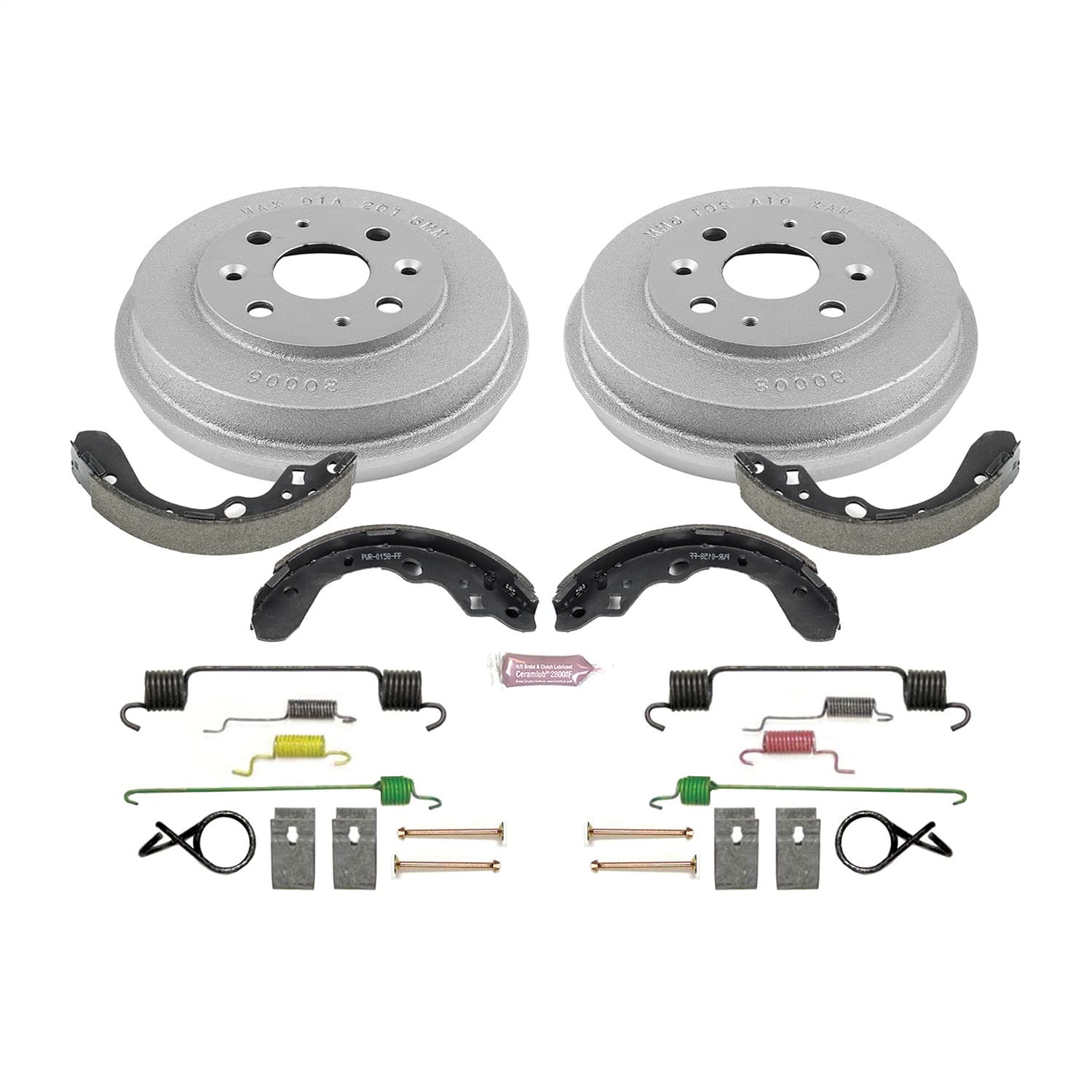 Power Stop - KOE15357DK - Rear - Drum Brake Shoe and Drum Kit image 1