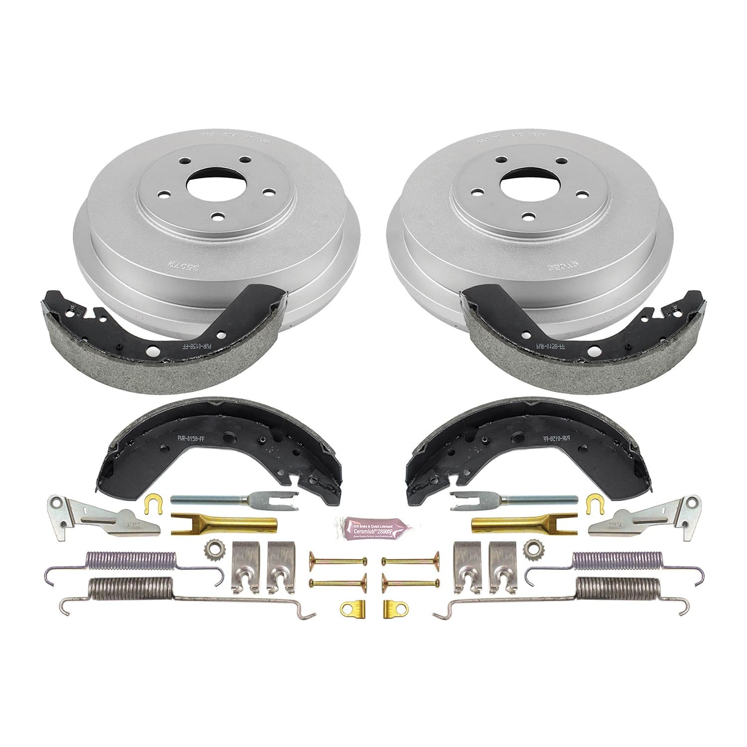 Power Stop - KOE15358DK - Rear - Drum Brake Shoe and Drum Kit image 1