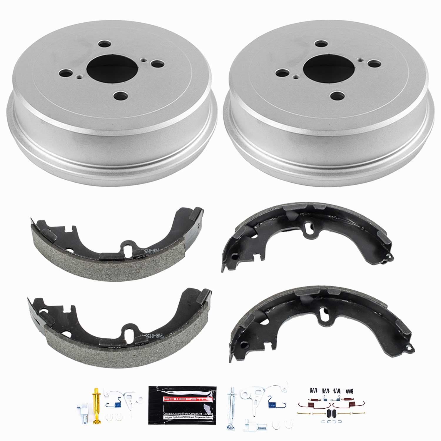 Power Stop - KOE15363DK - Rear - Drum Brake Shoe and Drum Kit image 1