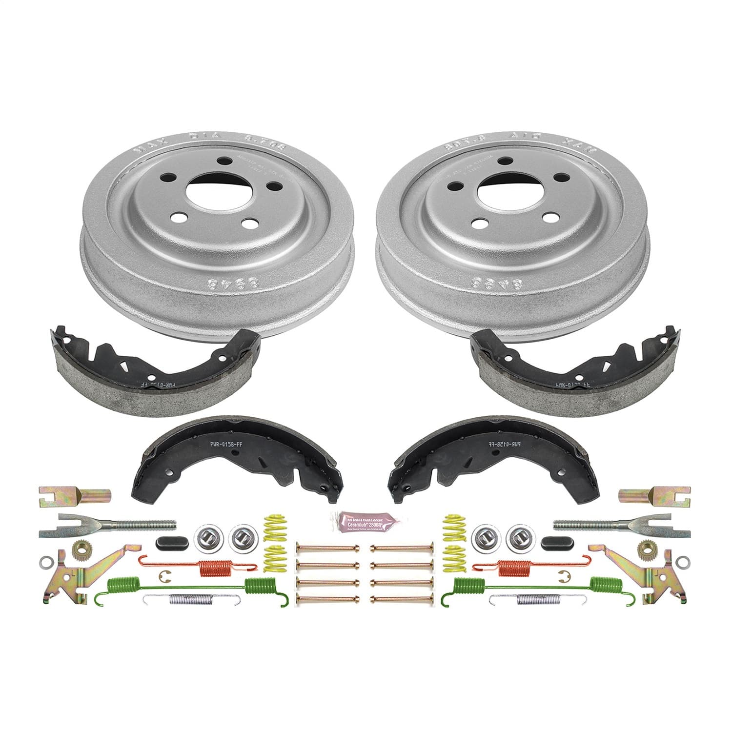 Power Stop - KOE15370DK - Rear - Drum Brake Shoe and Drum Kit image 1