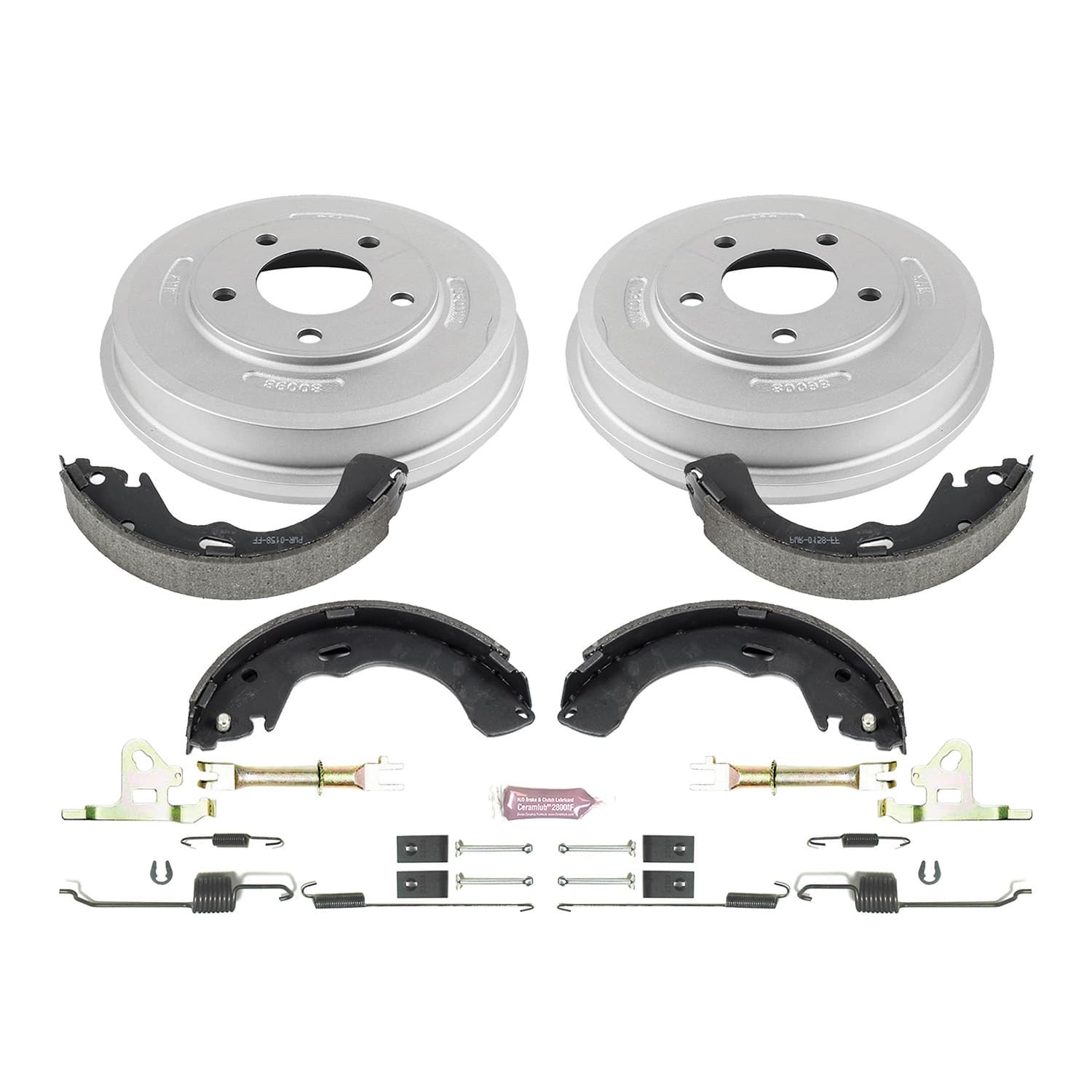 Power Stop - KOE15371DK - Rear - Drum Brake Shoe and Drum Kit image 1
