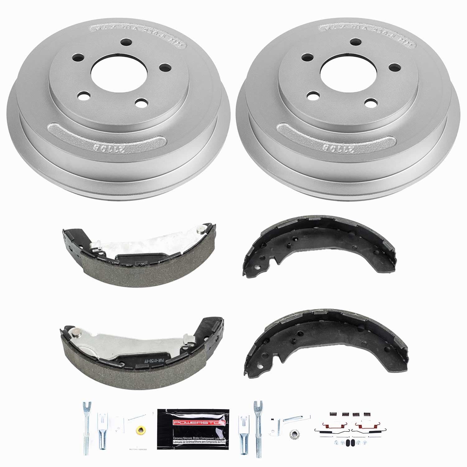Power Stop - KOE15383DK - Rear - Drum Brake Shoe and Drum Kit image 1