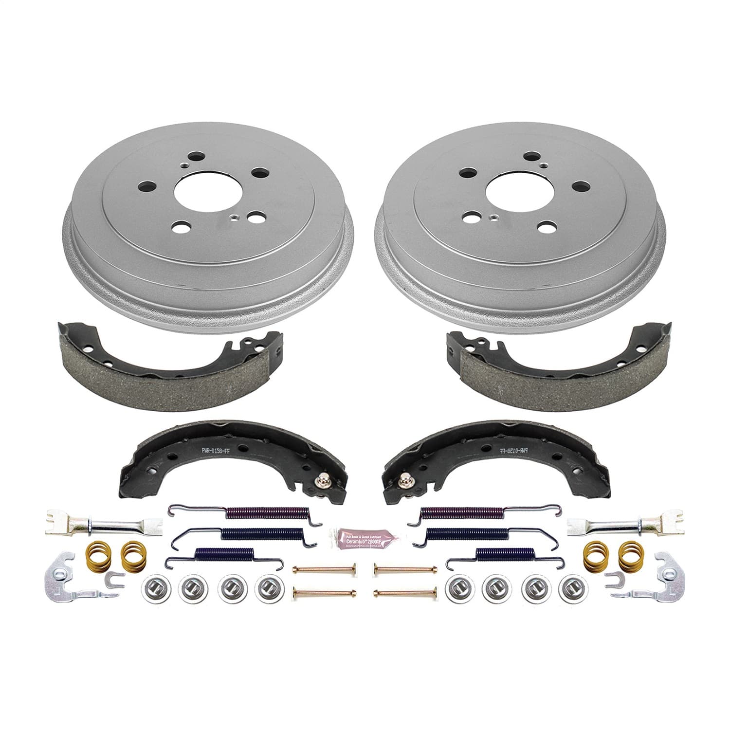 Power Stop - KOE15385DK - Rear - Drum Brake Shoe and Drum Kit image 1