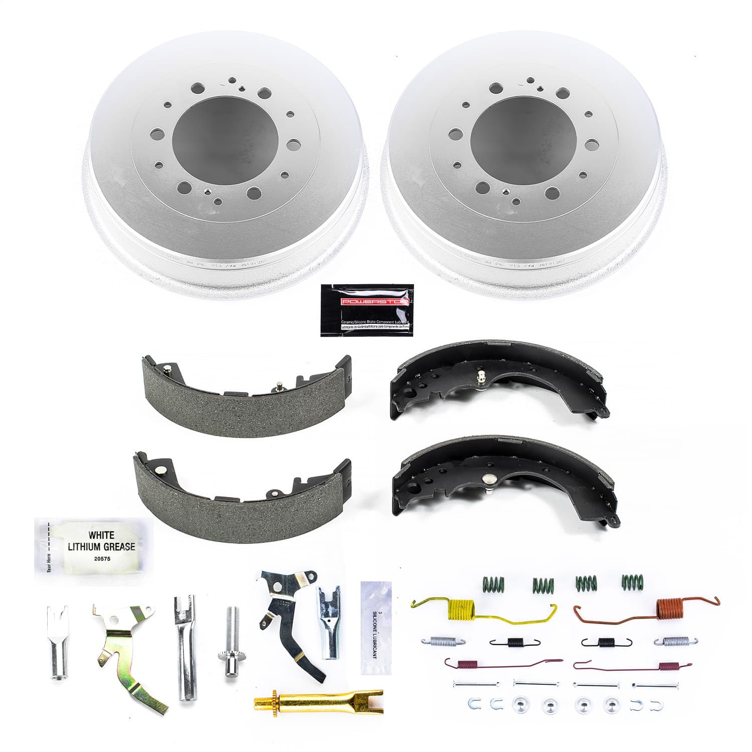 Power Stop - KOE15389DK - Rear - Drum Brake Shoe and Drum Kit image 1