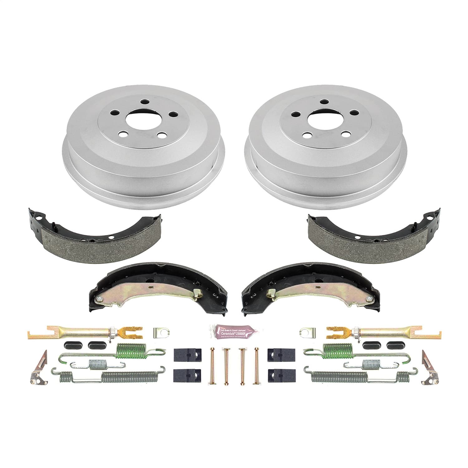 Power Stop - KOE15390DK - Rear - Drum Brake Shoe and Drum Kit image 1