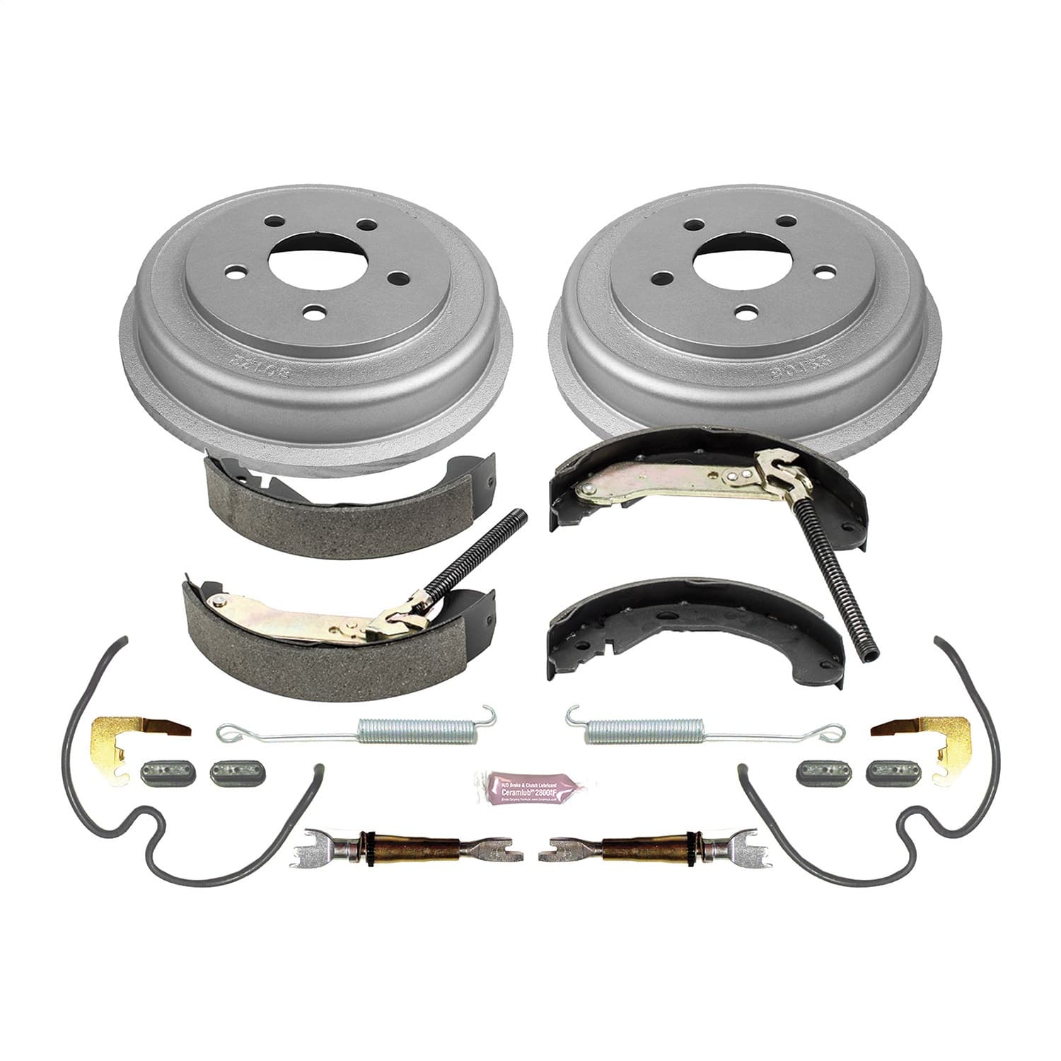 Power Stop - KOE15395DK - Rear - Drum Brake Shoe and Drum Kit image 1