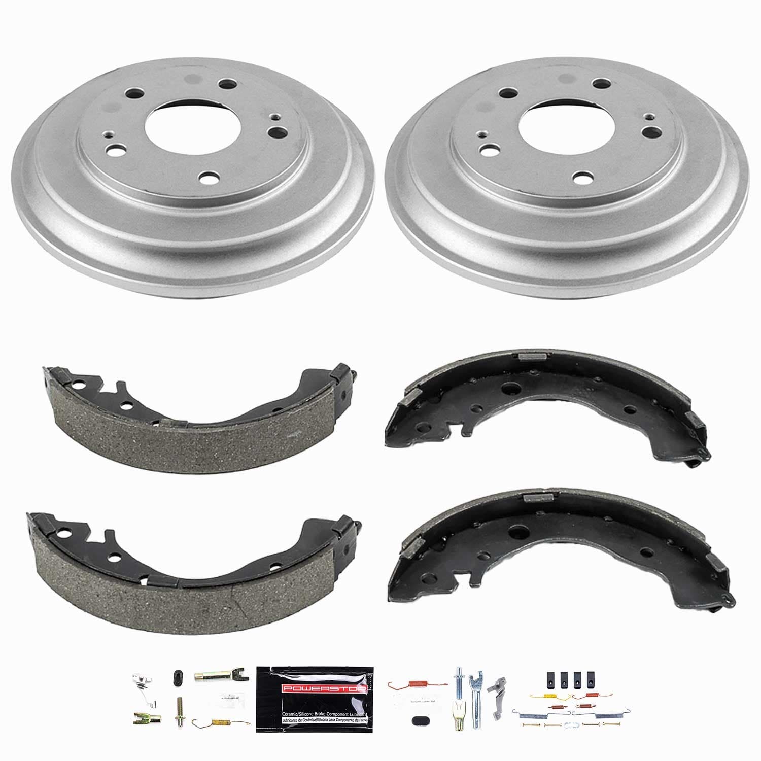 Power Stop - KOE15398DK - Rear - Drum Brake Shoe and Drum Kit image 1