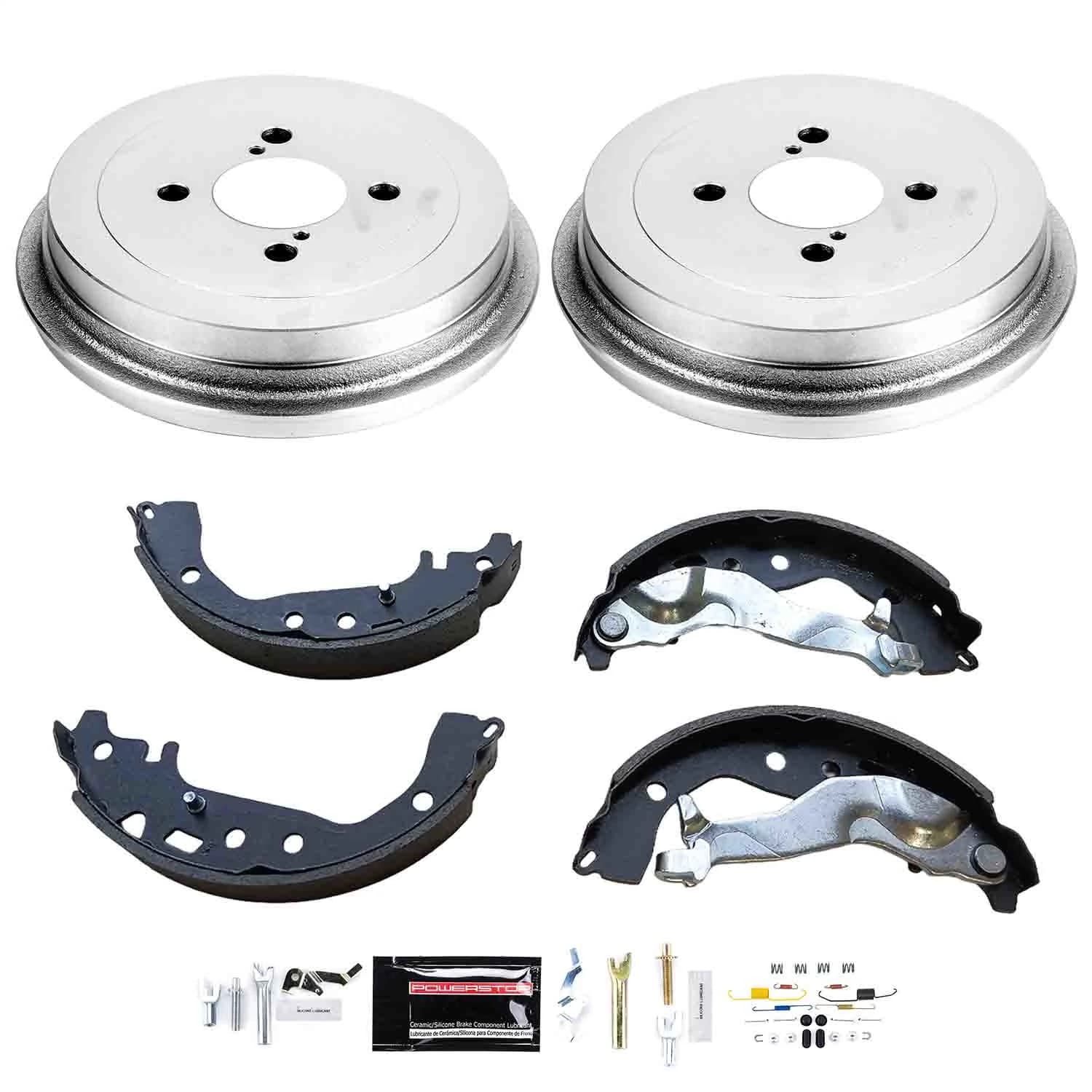 Power Stop - KOE15402DK - Rear - Drum Brake Shoe and Drum Kit image 1