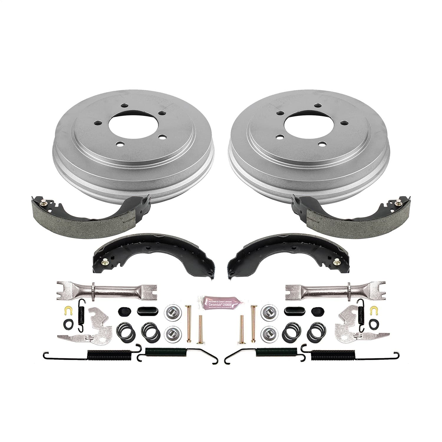 Power Stop - KOE15403DK - Rear - Drum Brake Shoe and Drum Kit image 1