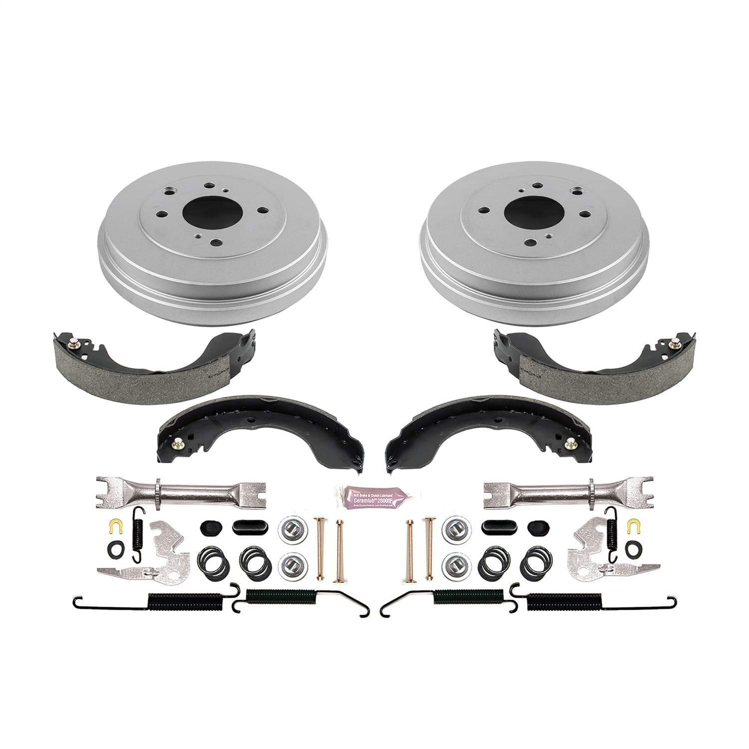 Power Stop - KOE15404DK - Rear - Drum Brake Shoe and Drum Kit image 1