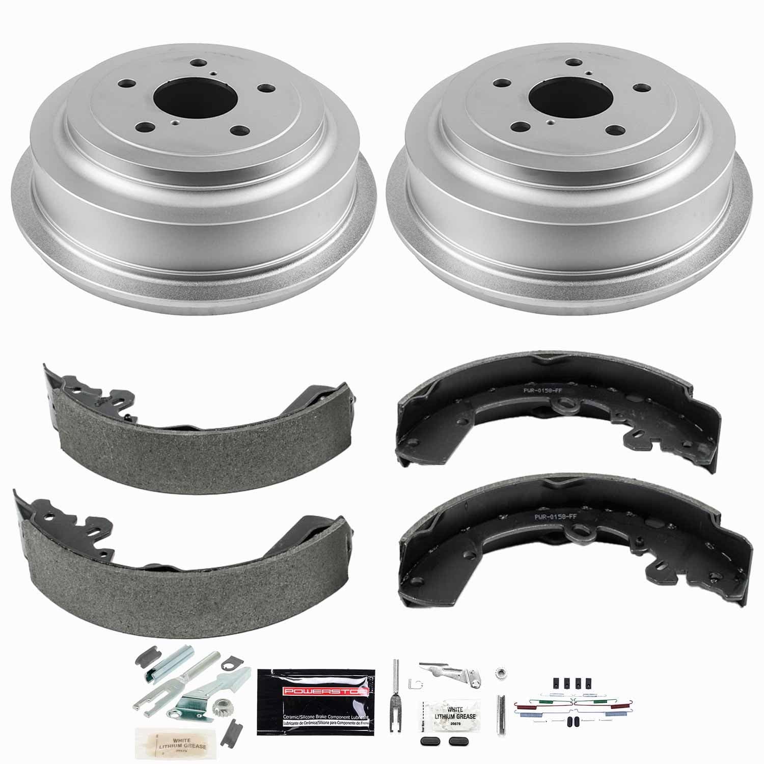 Power Stop - KOE15405DK - Rear - Drum Brake Shoe and Drum Kit image 1