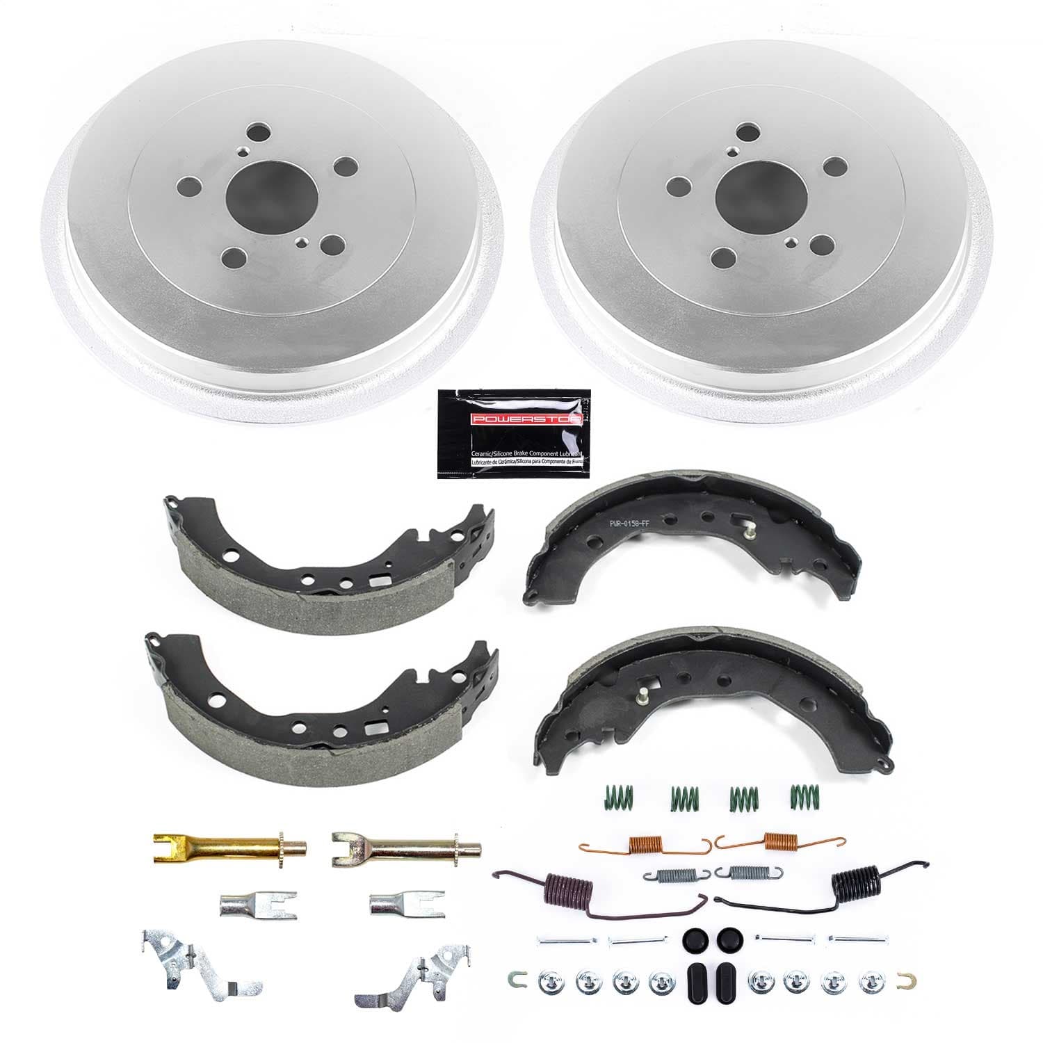 Power Stop - KOE15408DK - Rear - Drum Brake Shoe and Drum Kit image 1