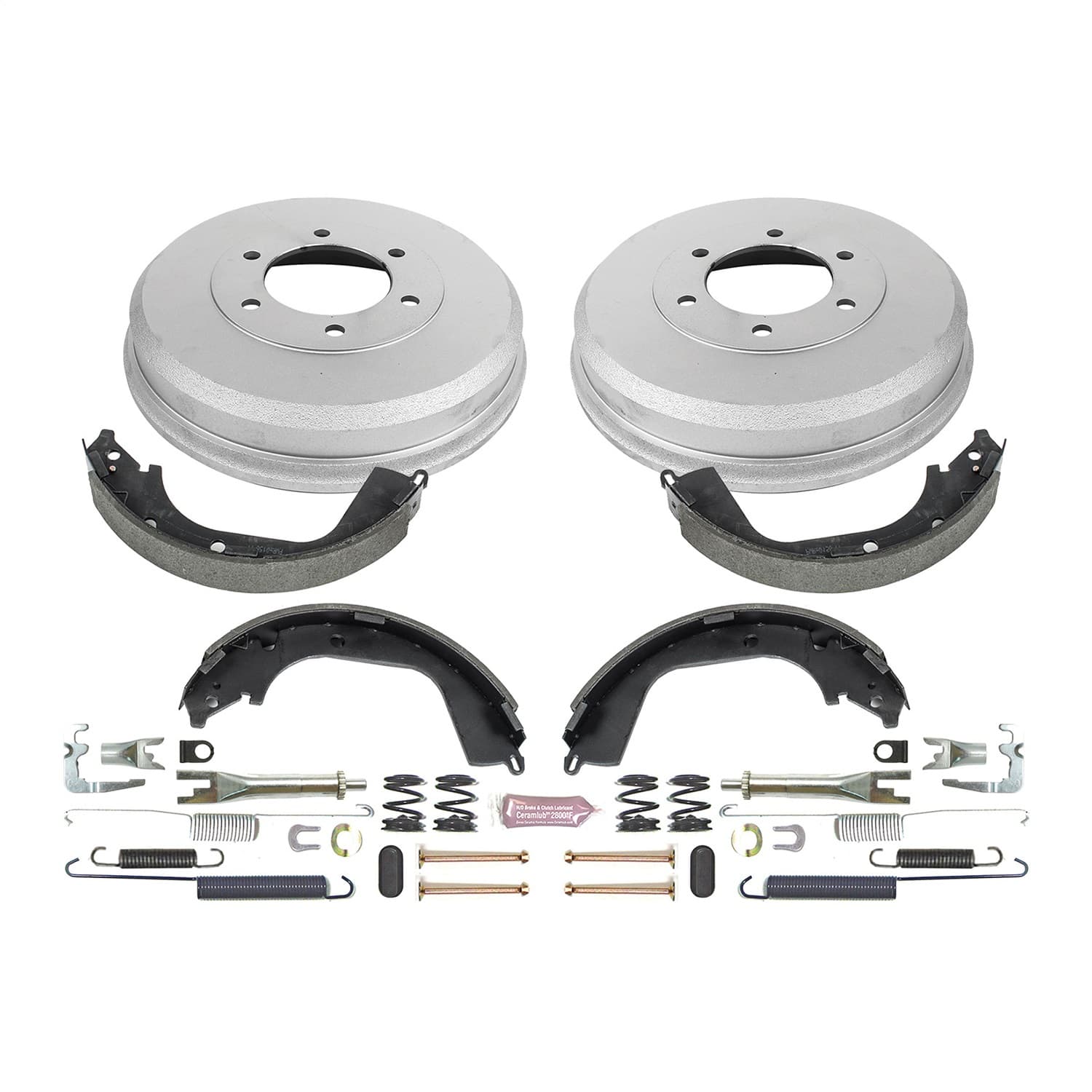 Power Stop - KOE15410DK - Rear - Drum Brake Shoe and Drum Kit image 1