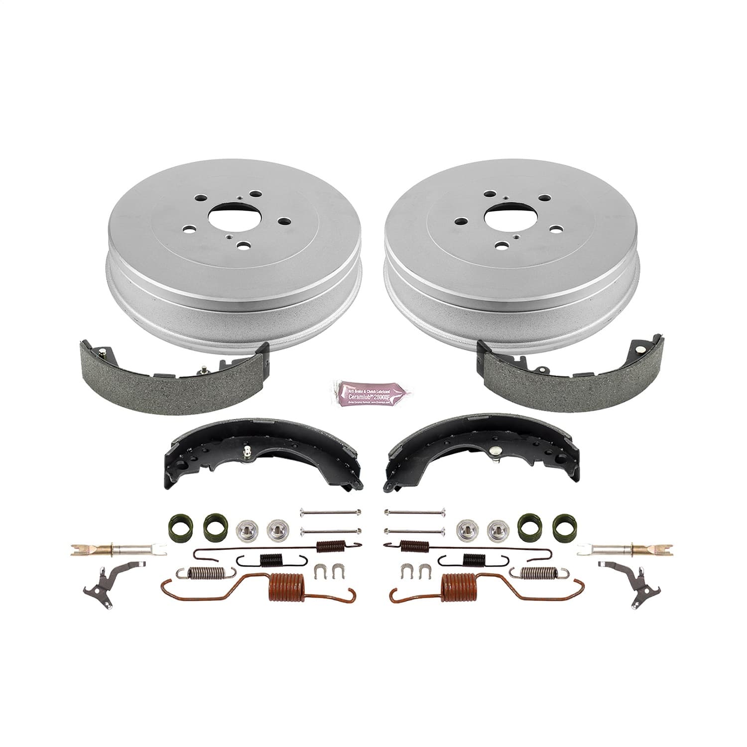 Power Stop - KOE15412DK - Rear - Drum Brake Shoe and Drum Kit image 1