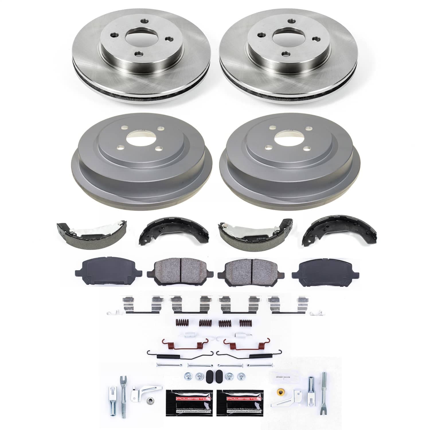 Power Stop - KOE15421DK - Complete Vehicle Disc/Drum Brake Kit image 1