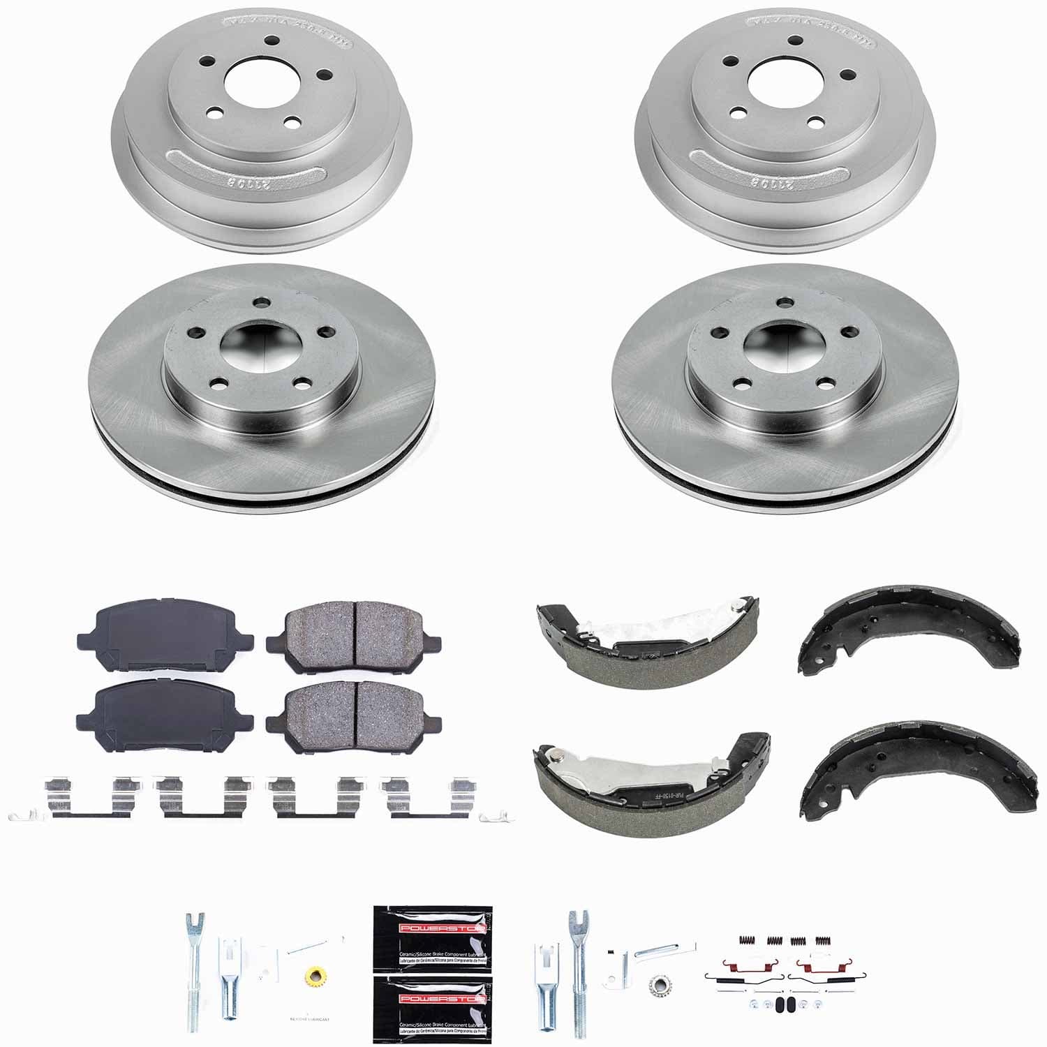 Power Stop - KOE15422DK - Complete Vehicle Disc/Drum Brake Kit image 1
