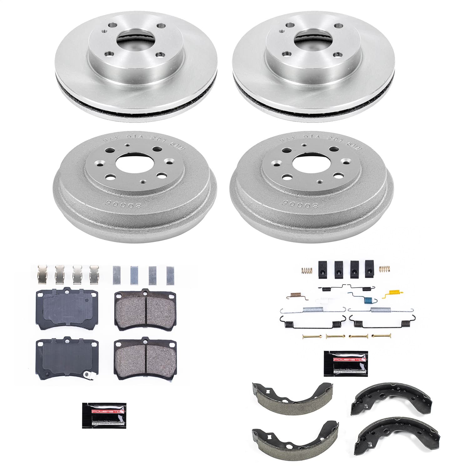 Power Stop - KOE15442DK - Complete Vehicle Disc/Drum Brake Kit image 1