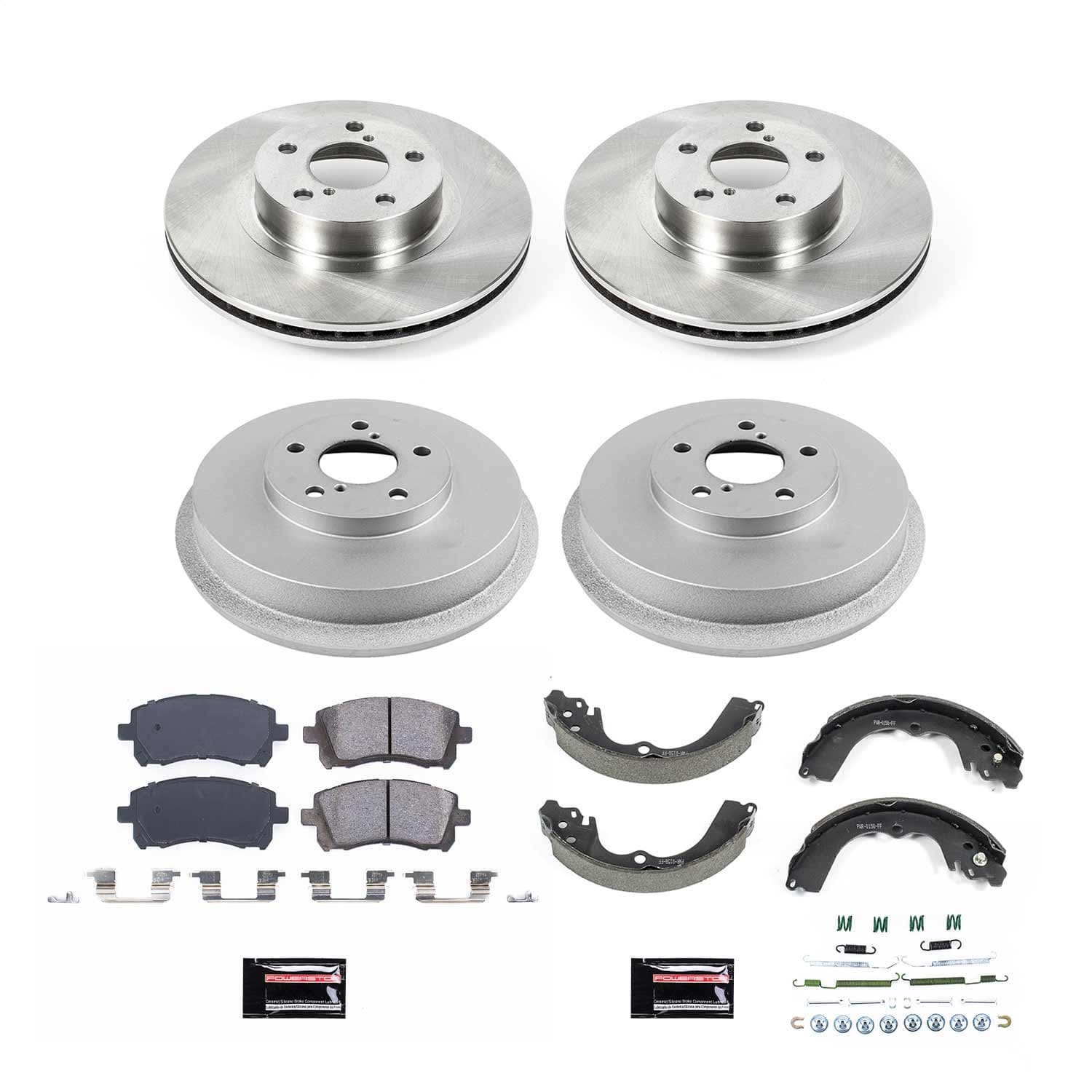 Power Stop - KOE15468DK - Complete Vehicle Disc/Drum Brake Kit image 1