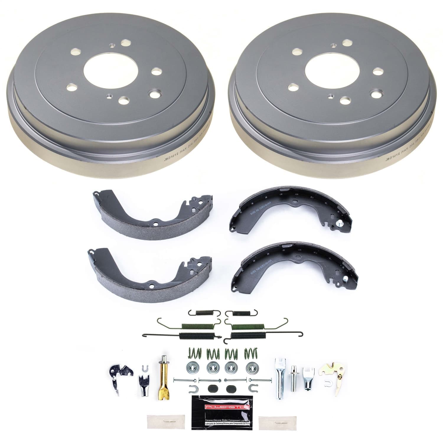 Power Stop - KOE15478DK - Rear - Drum Brake Shoe and Drum Kit image 1