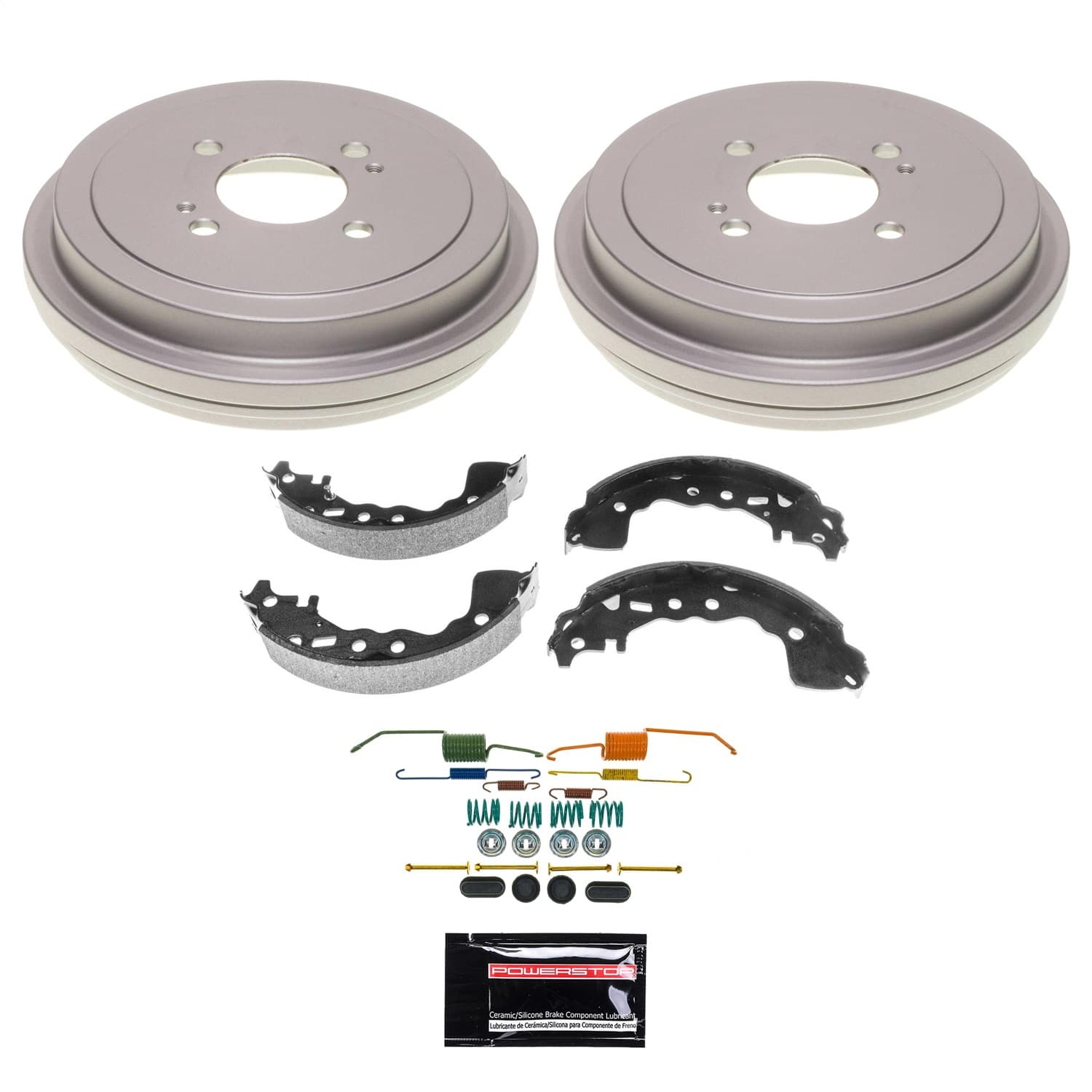 Power Stop - KOE15484DK - Rear - Drum Brake Shoe and Drum Kit image 1