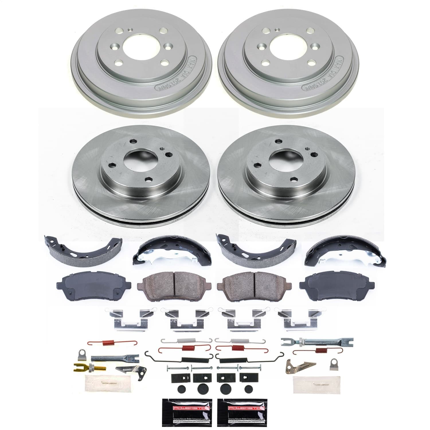 Power Stop - KOE15486DK - Complete Vehicle Disc/Drum Brake Kit image 1