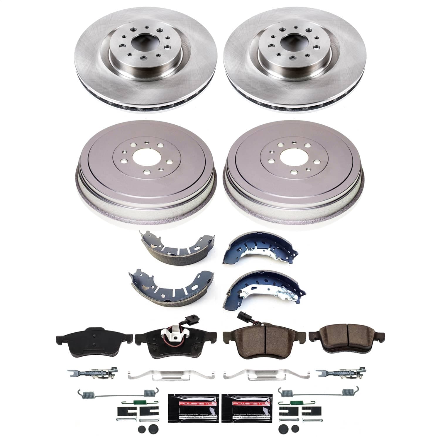 Power Stop - KOE15491DK - Complete Vehicle Disc/Drum Brake Kit image 1