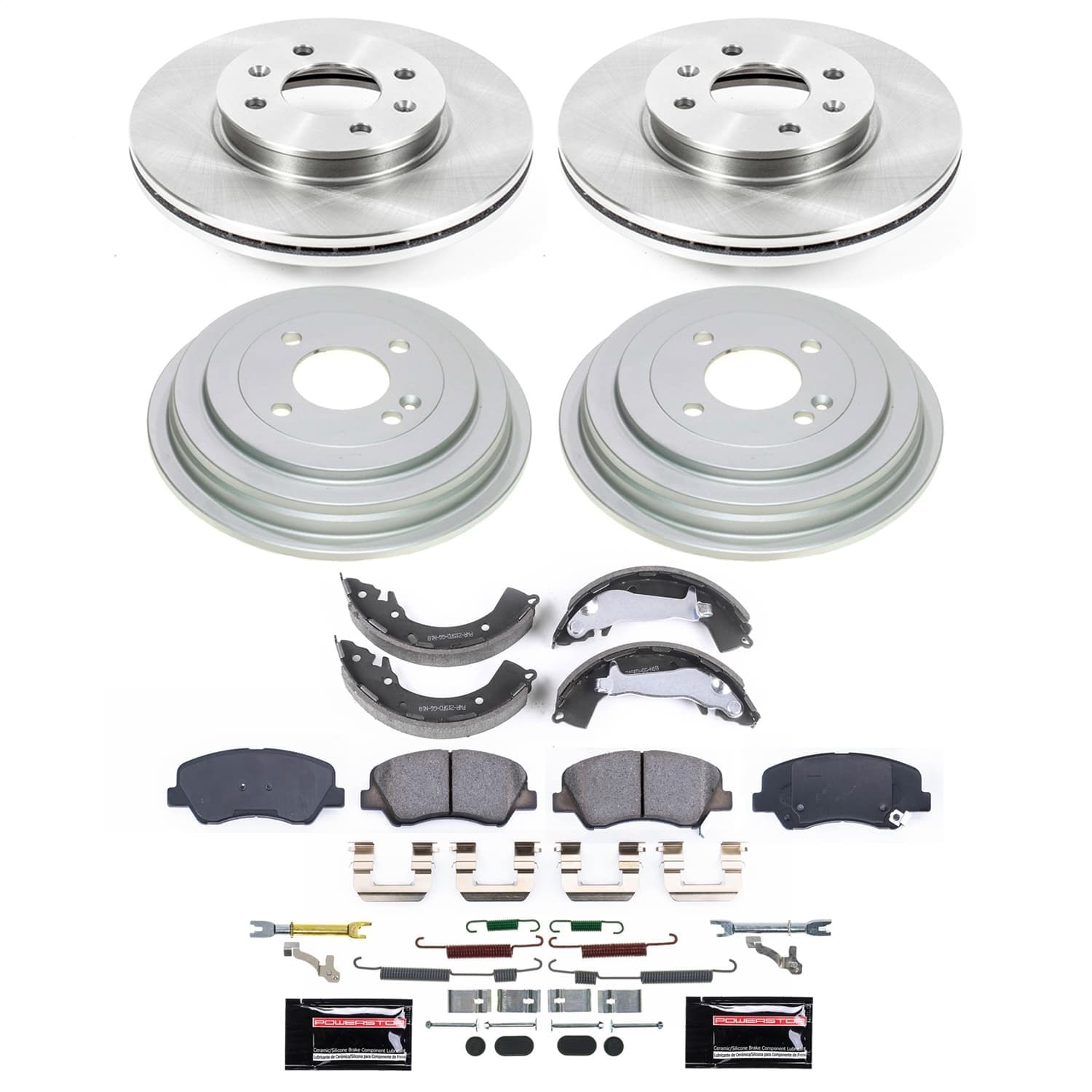Power Stop - KOE15494DK - Complete Vehicle Disc/Drum Brake Kit image 1